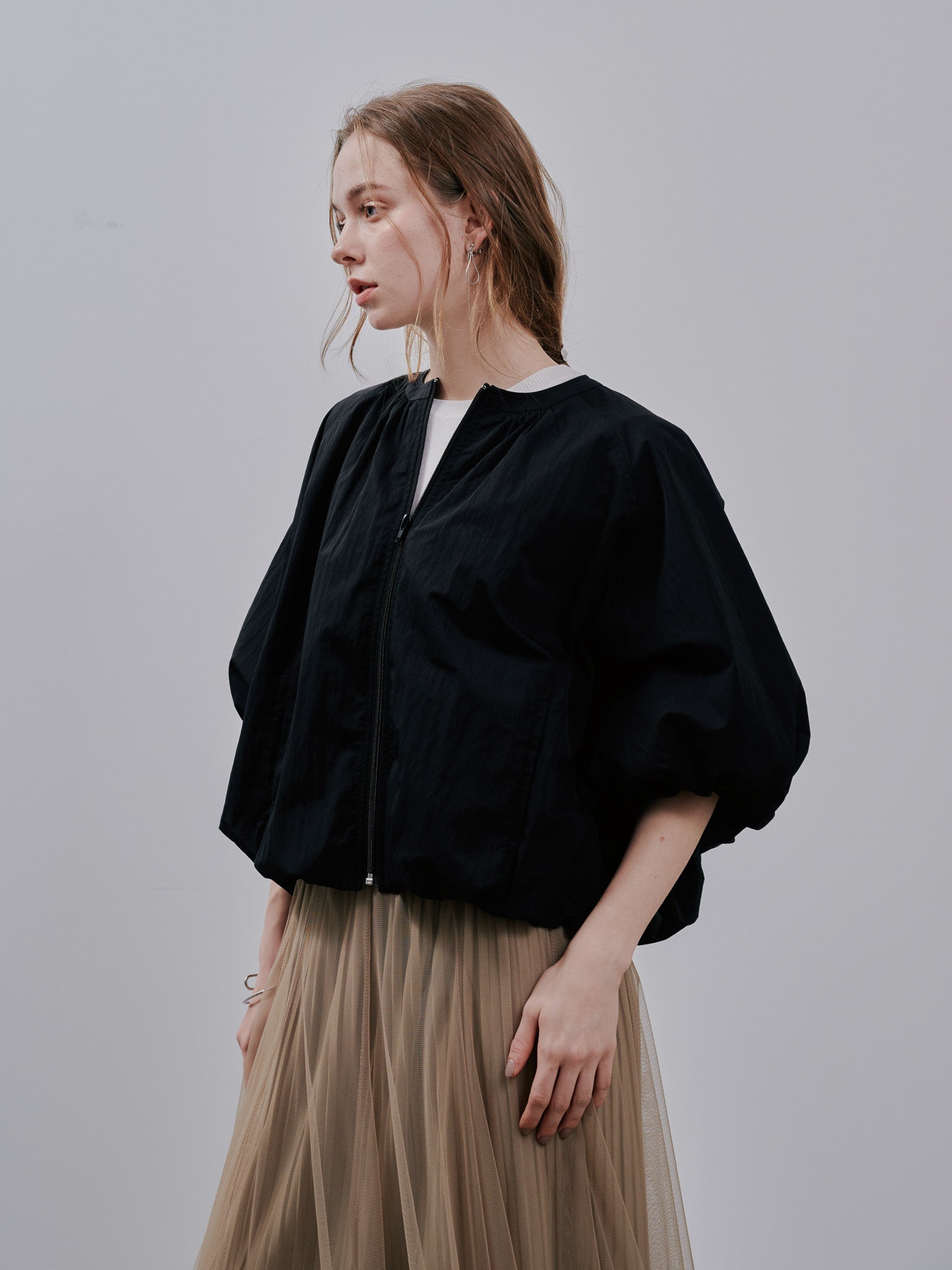 Balloon Blouson [603354] black(99)