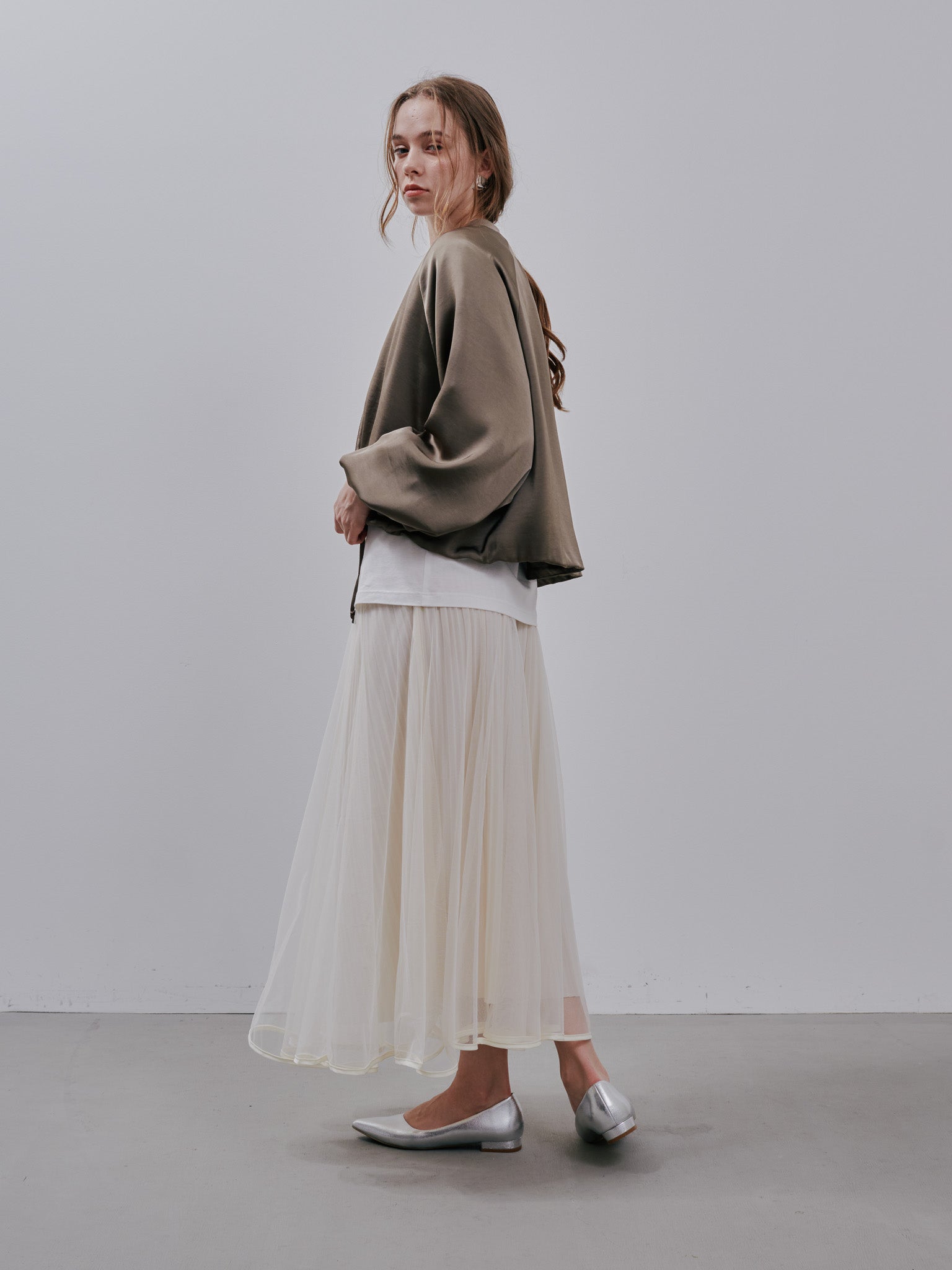 Zip Blouson[603342]mocha beige(07)