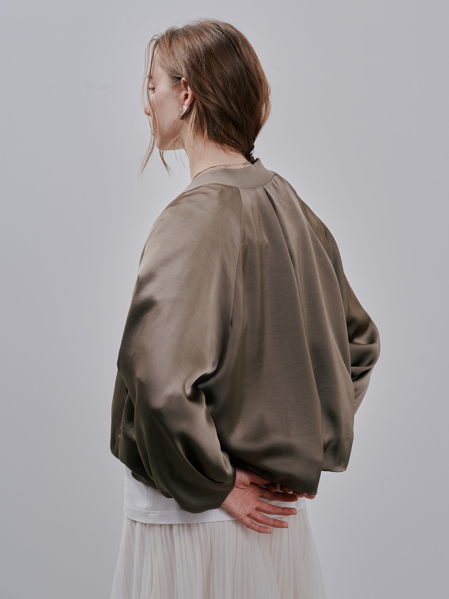 Zip Blouson[603342]mocha beige(07)