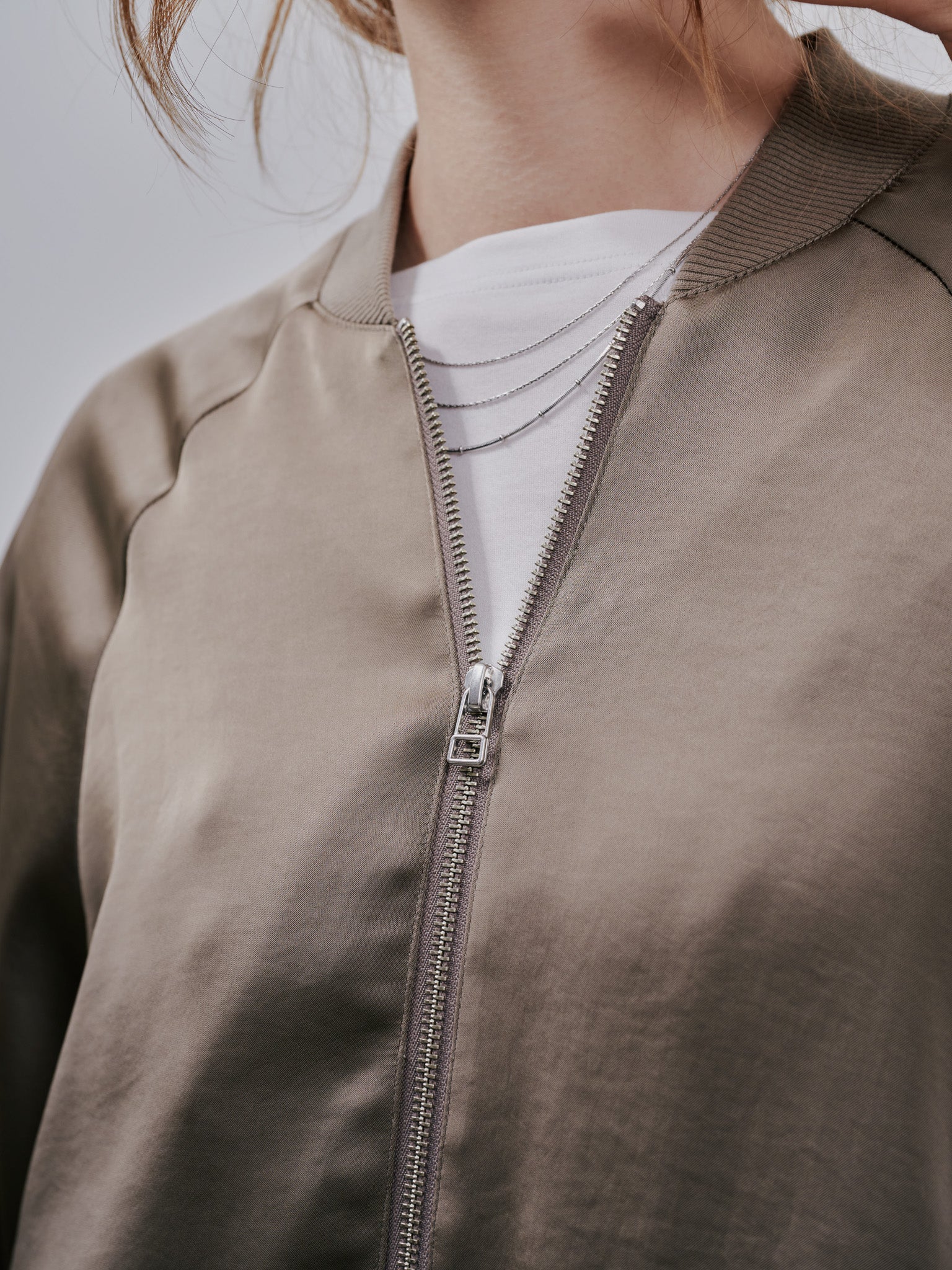 Zip Blouson[603342]mocha beige(07)