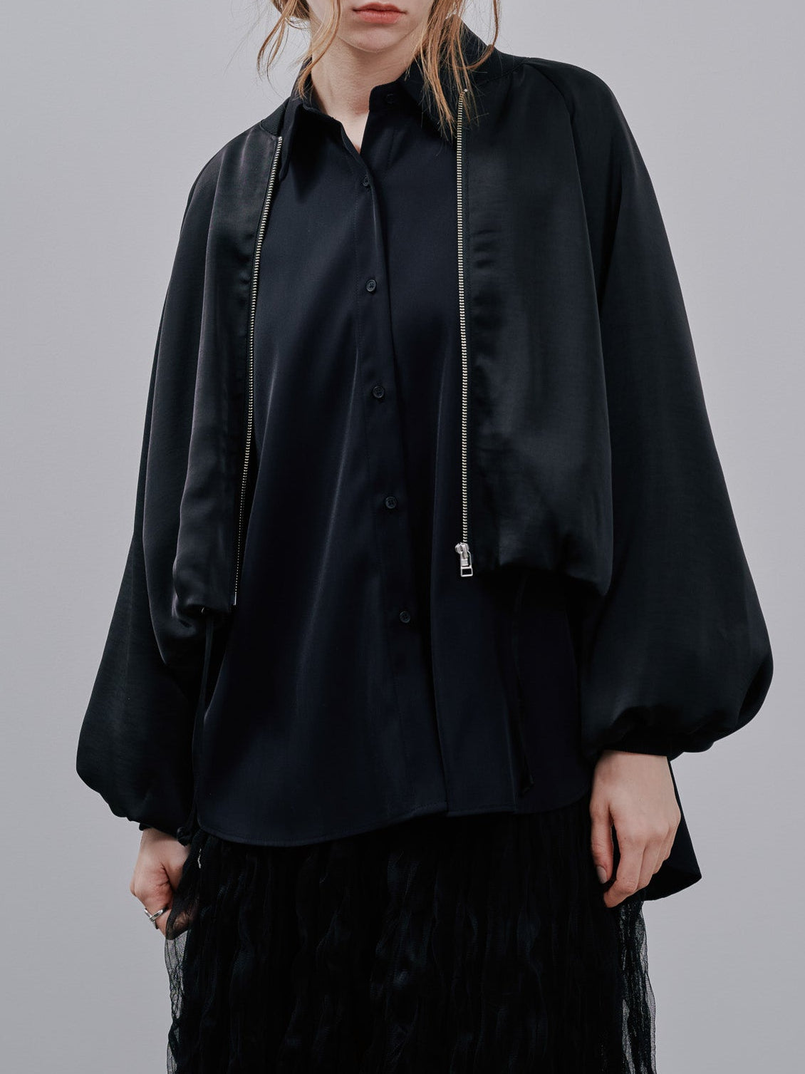 Zip Blouson[603342]black(99)
