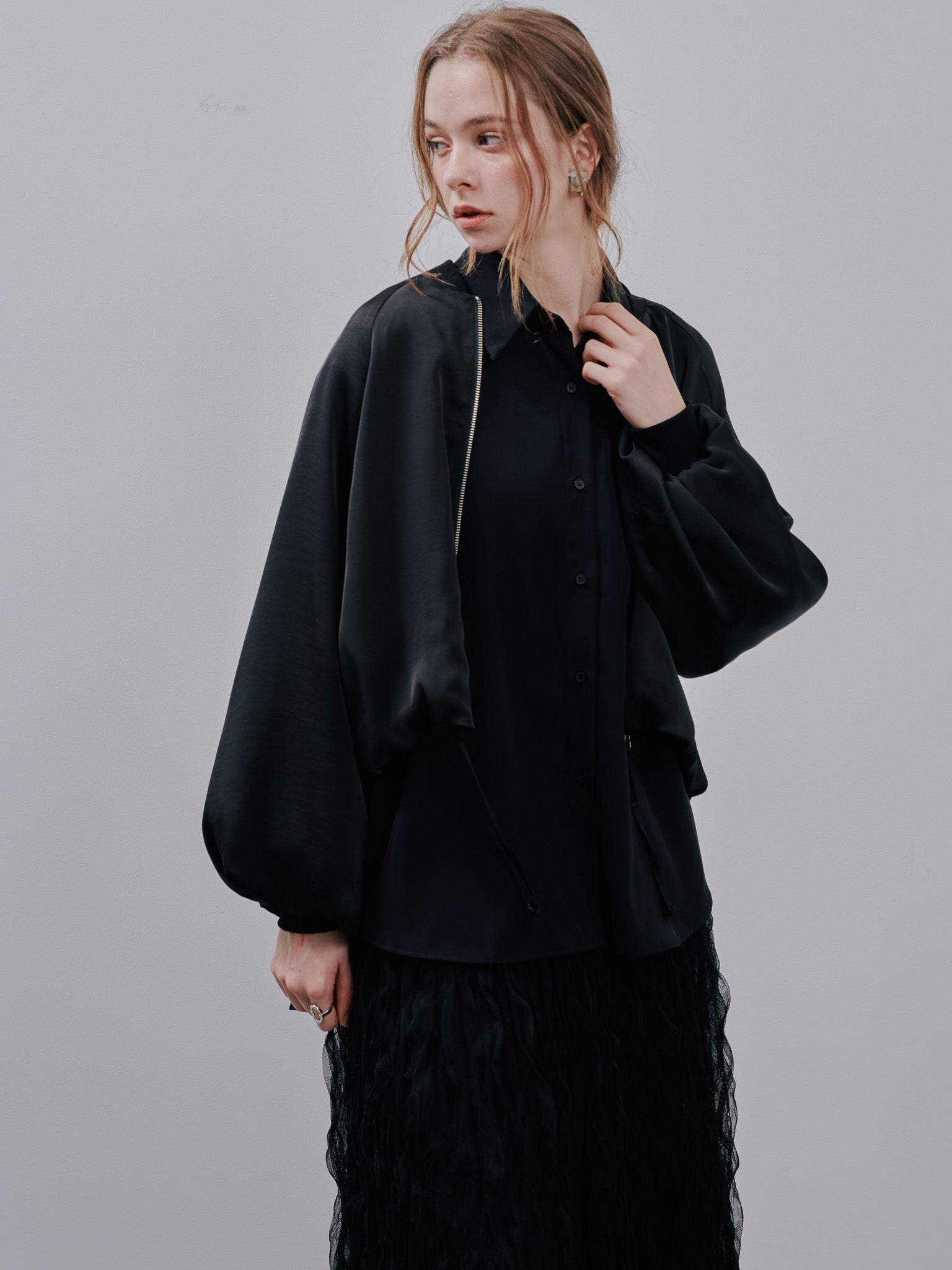 Zip Blouson[603342]black(99)