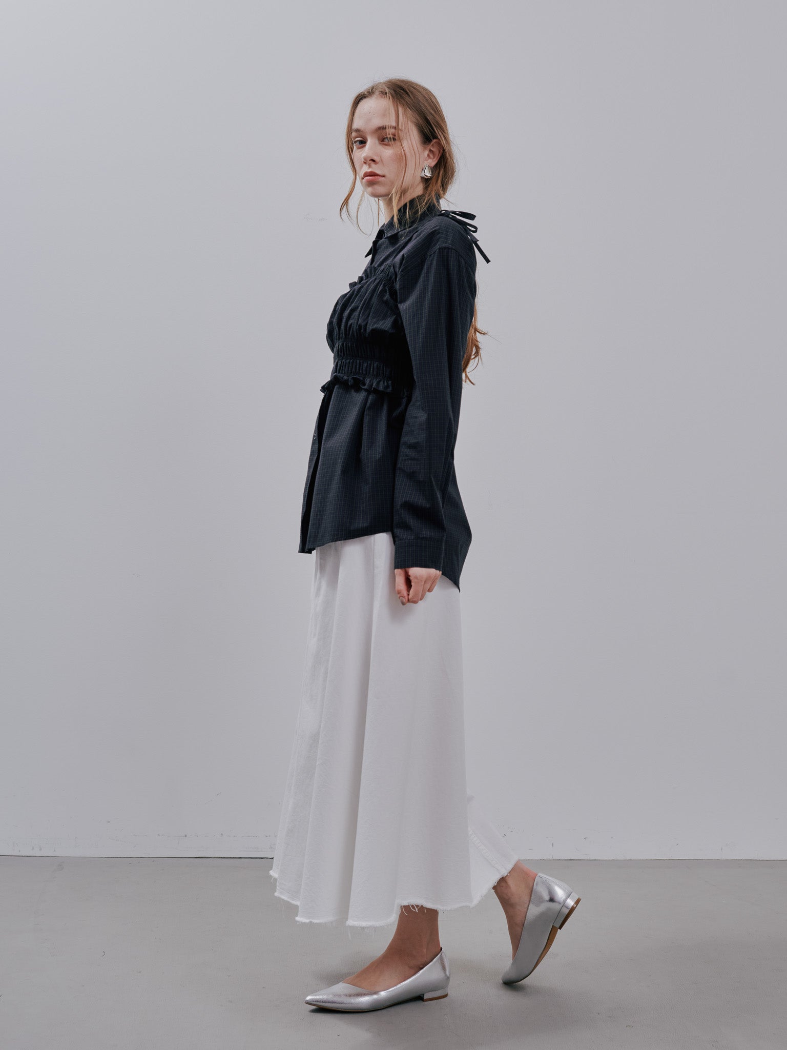 Layered Bustier Shirt Set[603374]black(99)