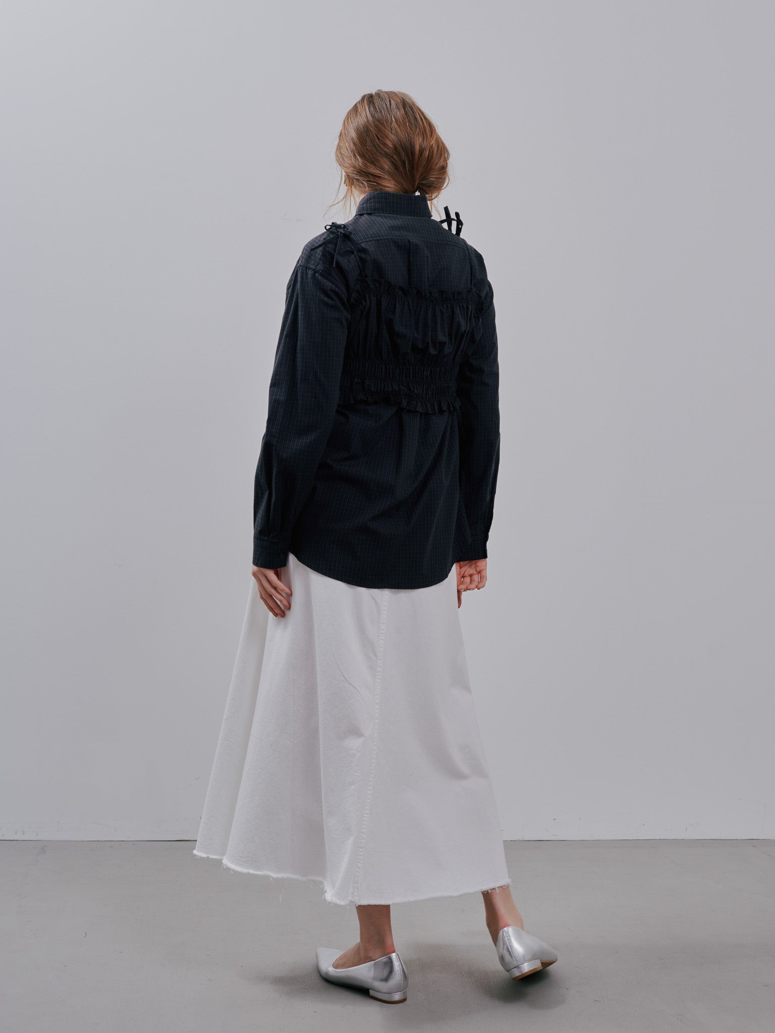 Layered Bustier Shirt Set[603374]black(99)