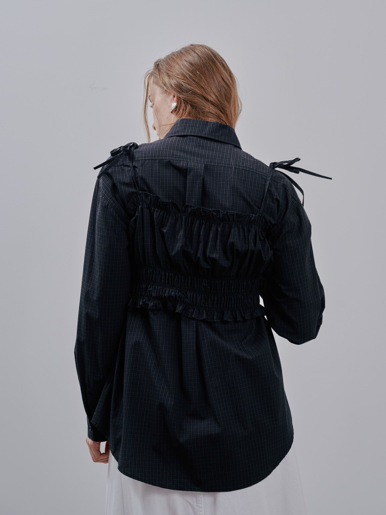 Layered Bustier Shirt Set[603374]black(99)