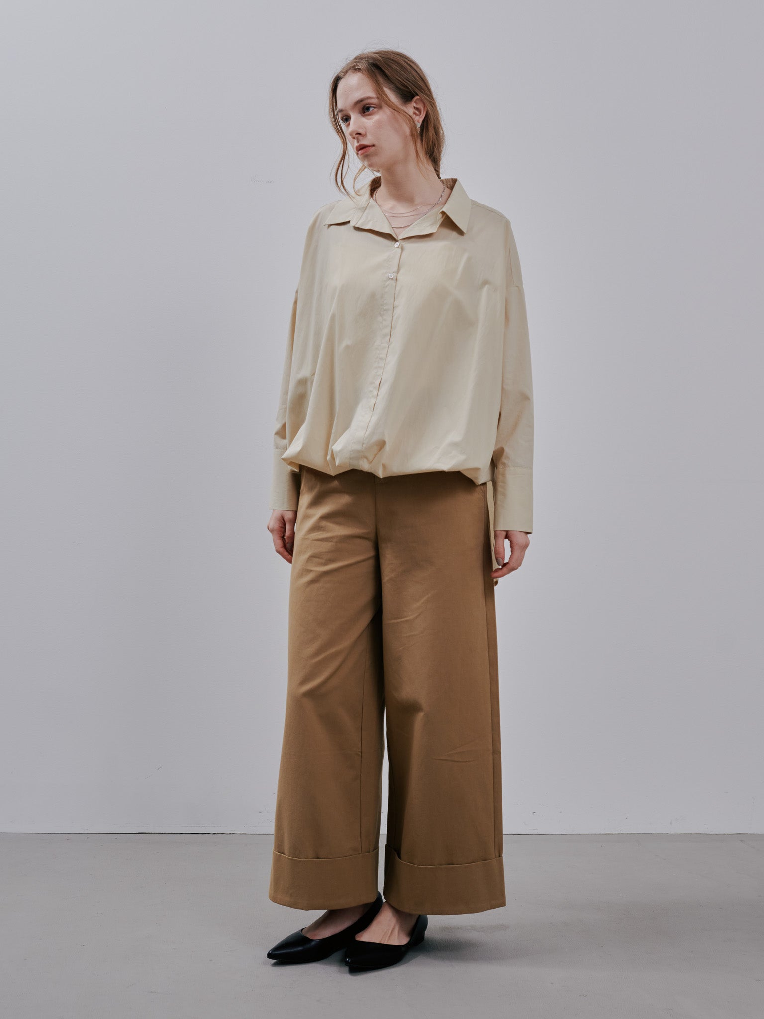 Balloon Shirt [603345] beige(05)