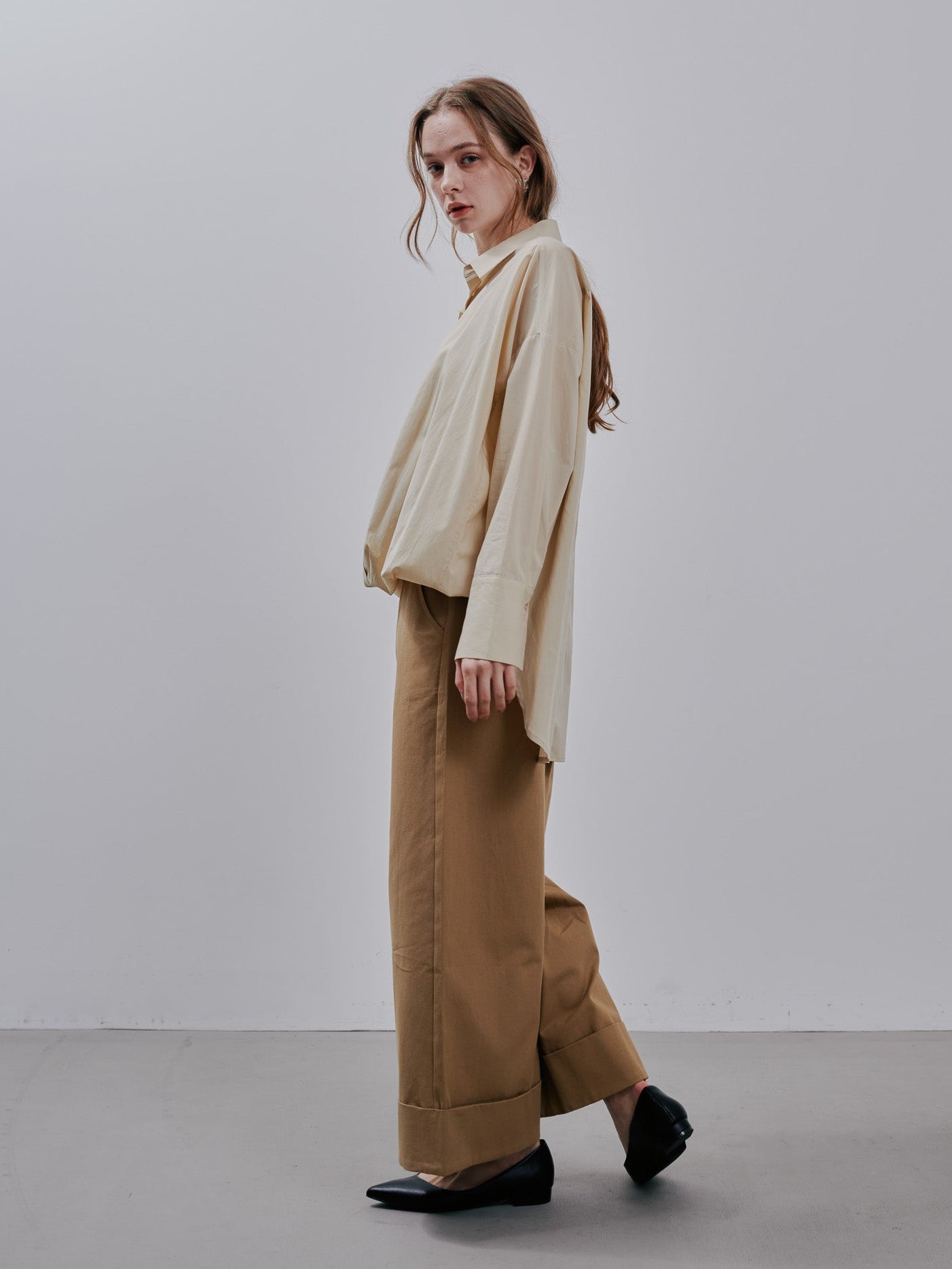 Balloon Shirt [603345] beige(05)