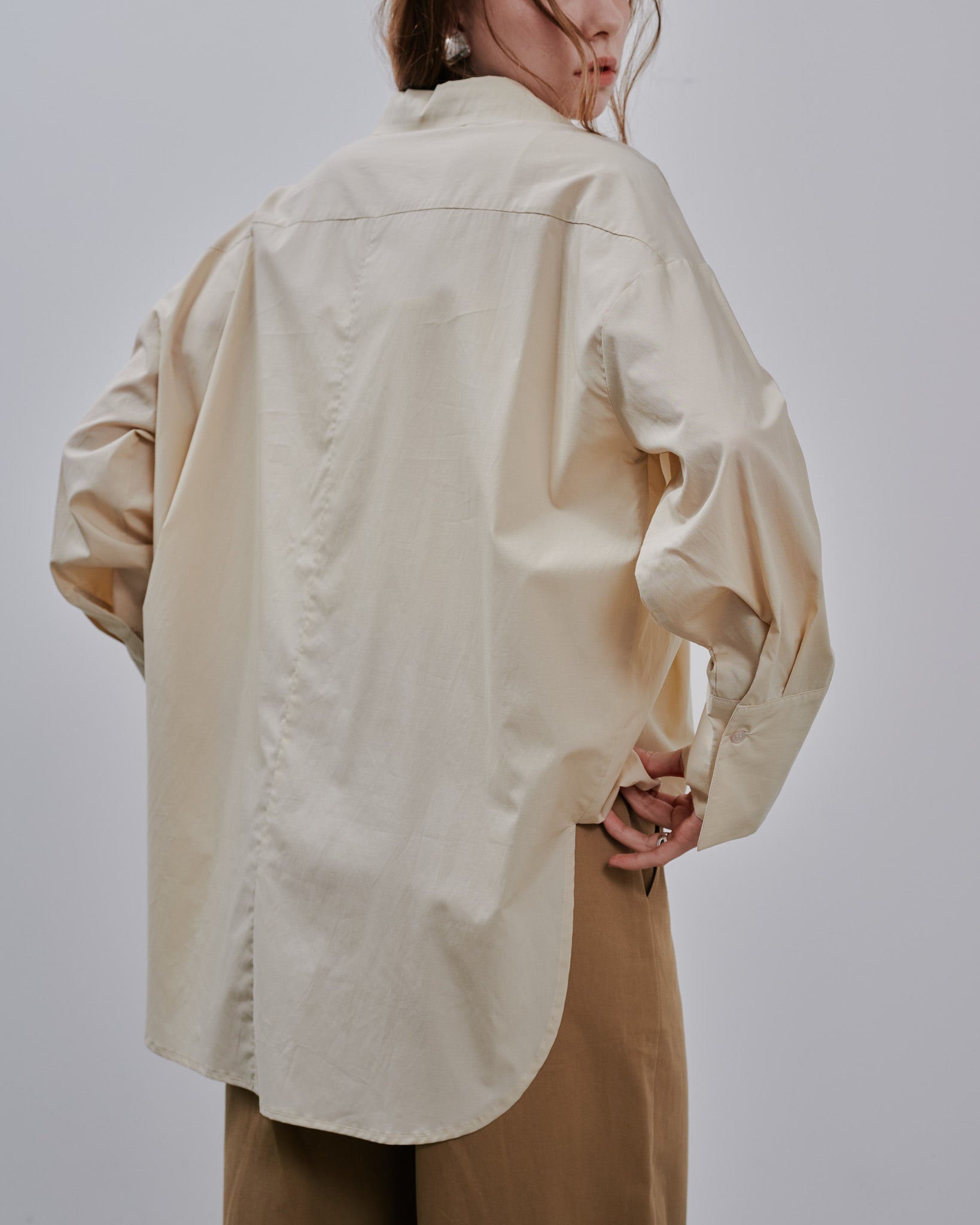 Balloon Shirt [603345] beige(05)