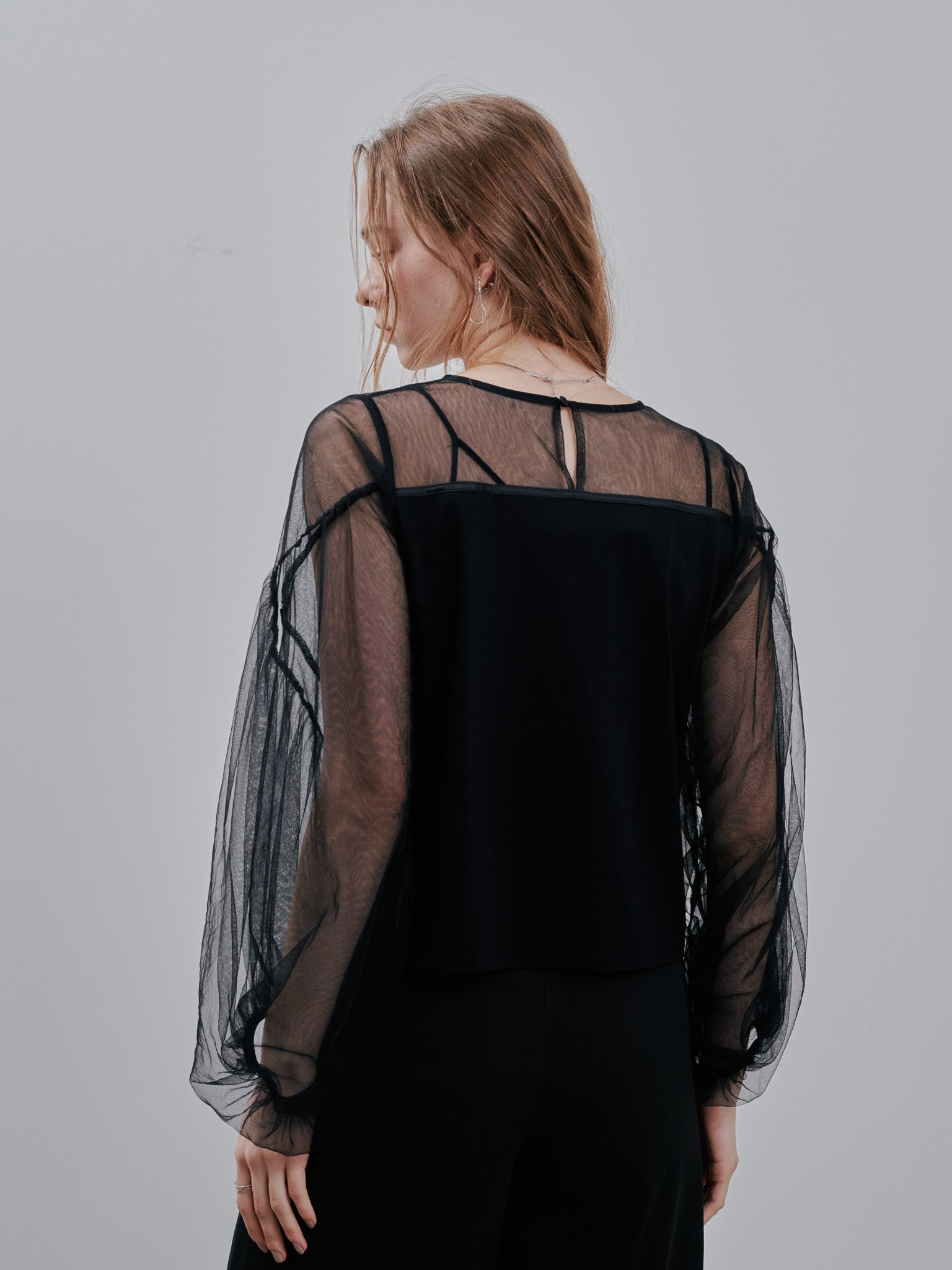 Tulle Tops[603360]black(99)