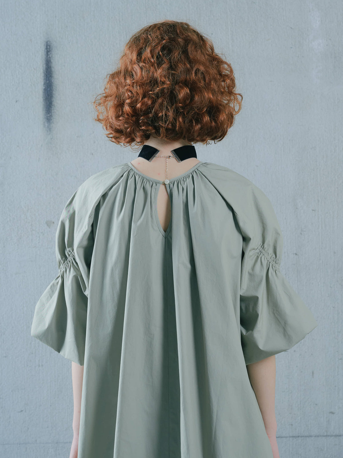 Balloon Silhouette Dress [603396]light khaki(67)