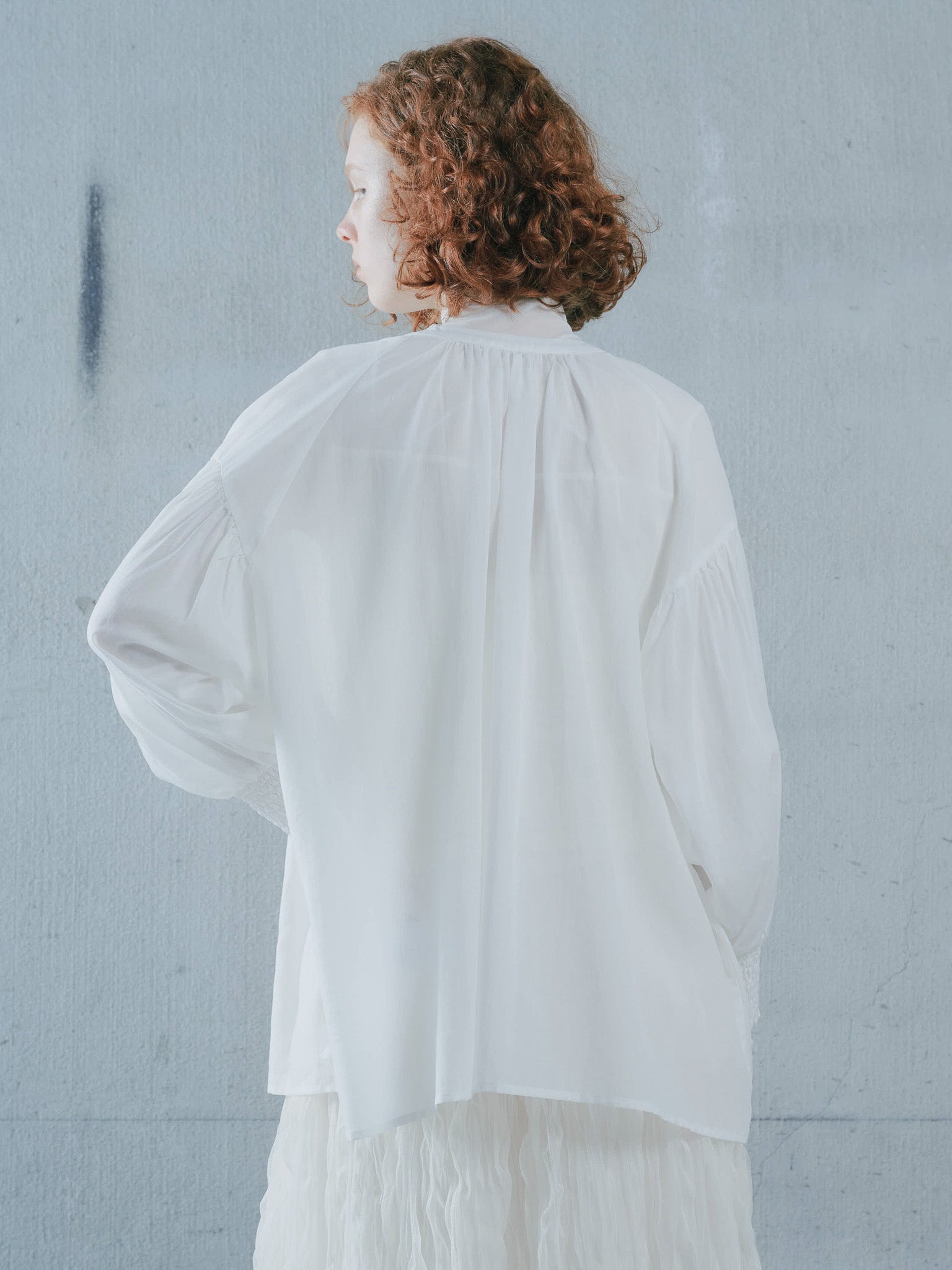 2way Sheer Blouse [603391] off(01)
