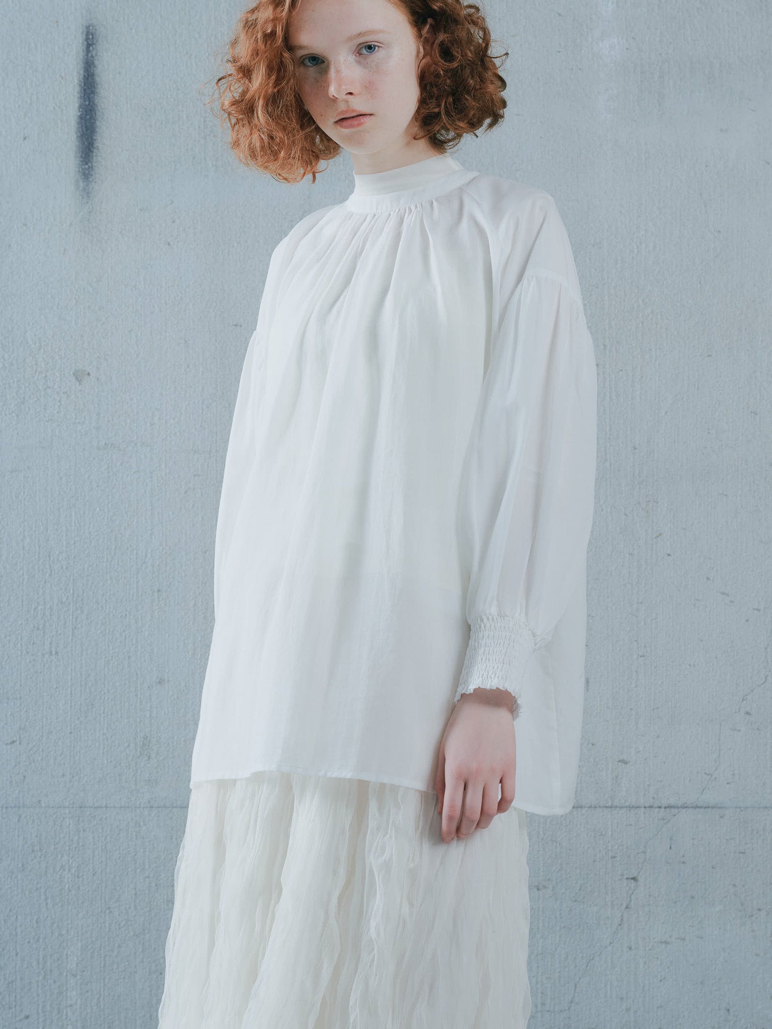 2way Sheer Blouse [603391] off(01)