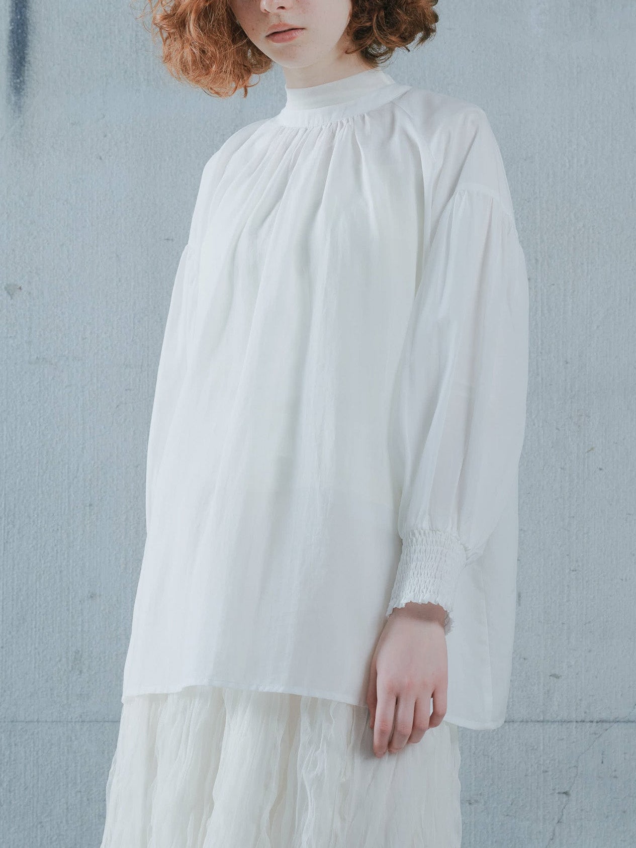 2way Sheer Blouse [603391] off(01)