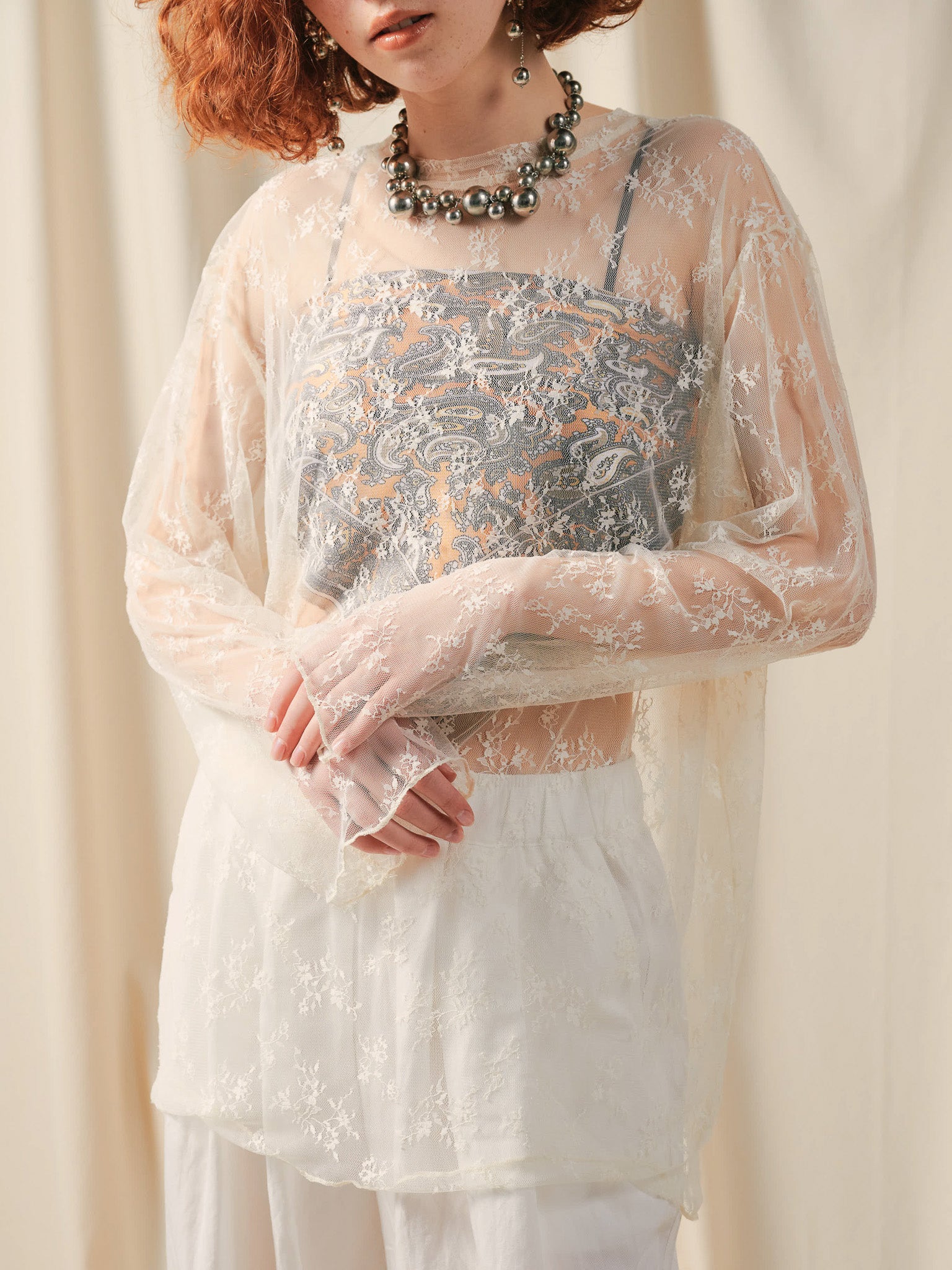 Lace Tops [603368] ivory(76)