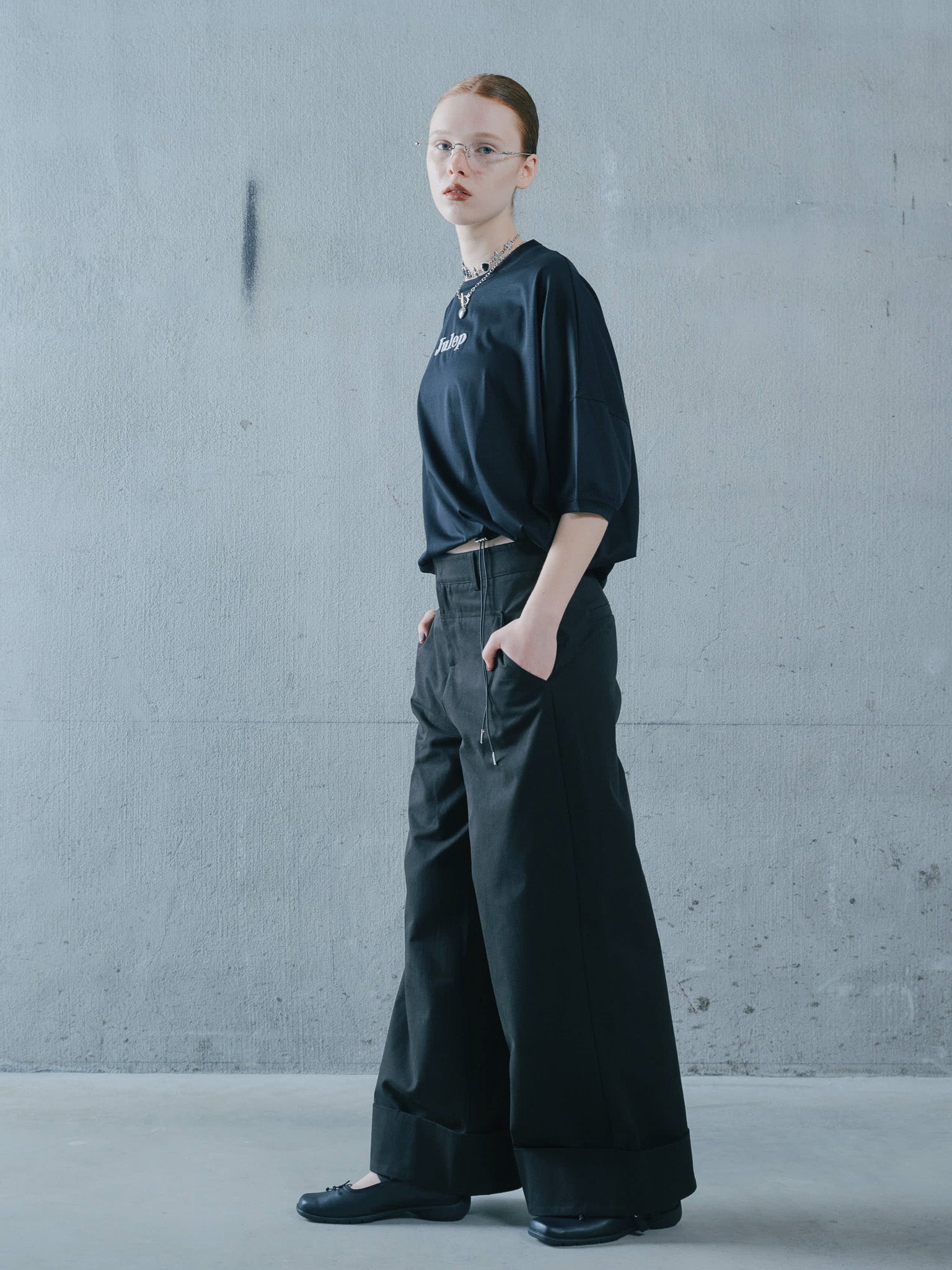 Chino Wide Pants [603385]black(99)