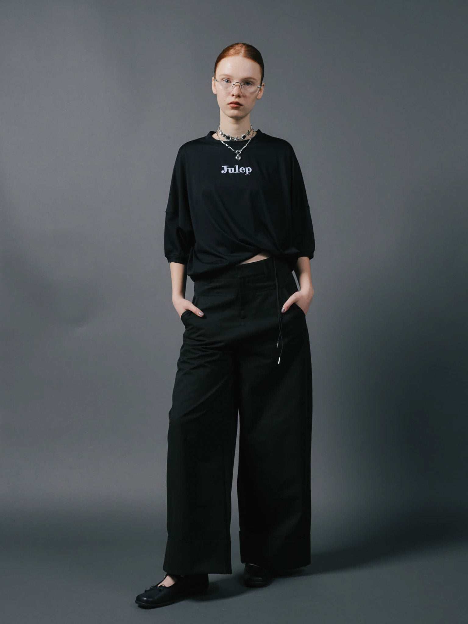Chino Wide Pants [603385]black(99)