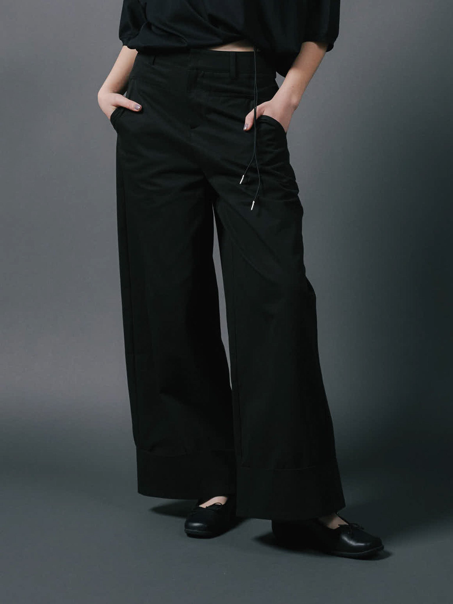 Chino Wide Pants [603385]black(99)