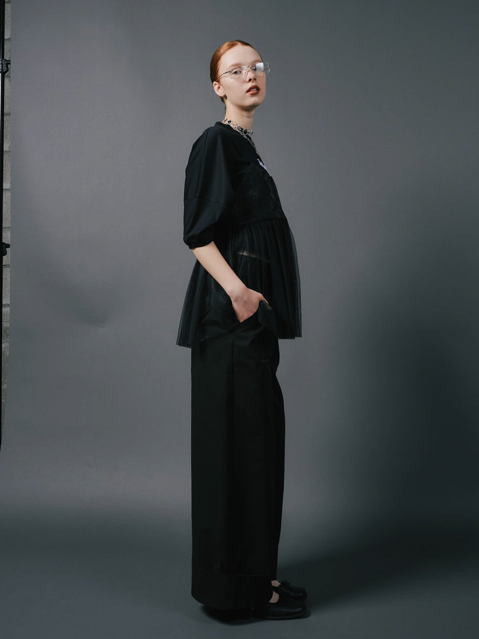 Chino Wide Pants [603385]black(99)