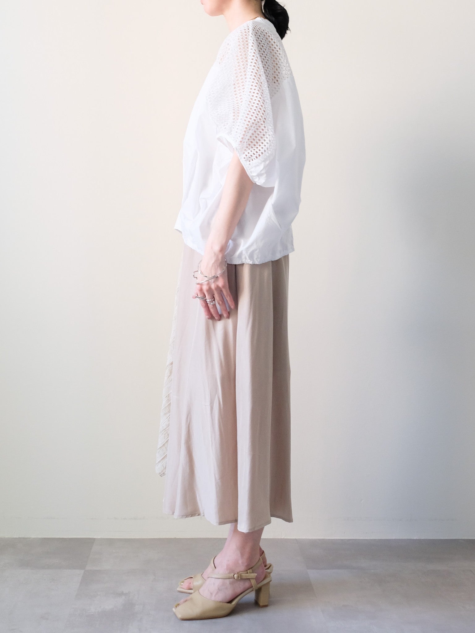 Asymmetry Design Skirt(アシメデザインスカート)[601571]beige