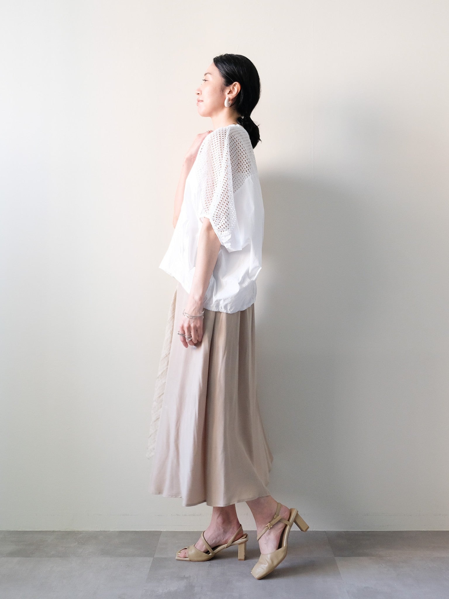Asymmetry Design Skirt(アシメデザインスカート)[601571]beige