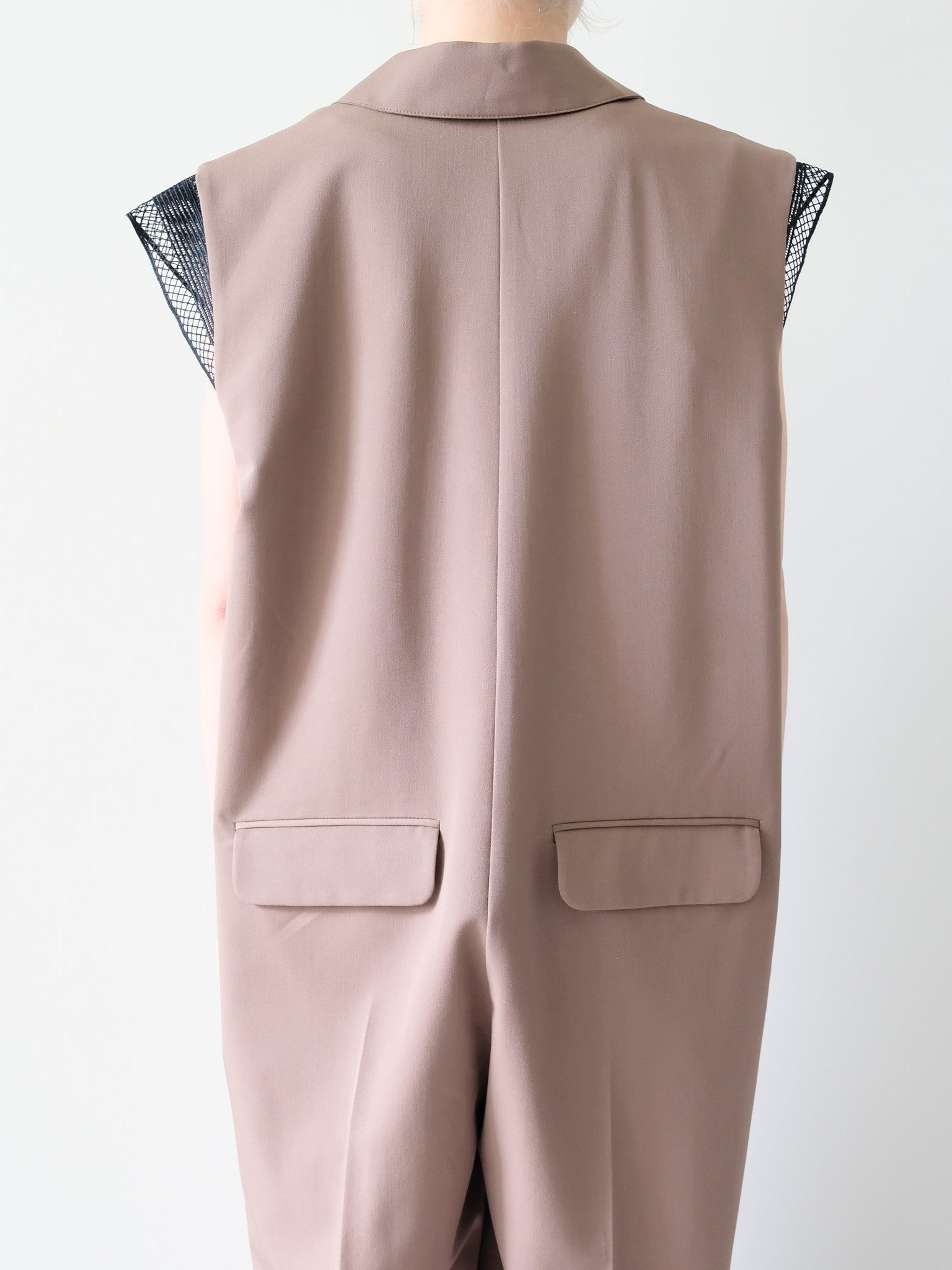 Front Zip All-in-one(フロントジップオールインワン)[601536]brown