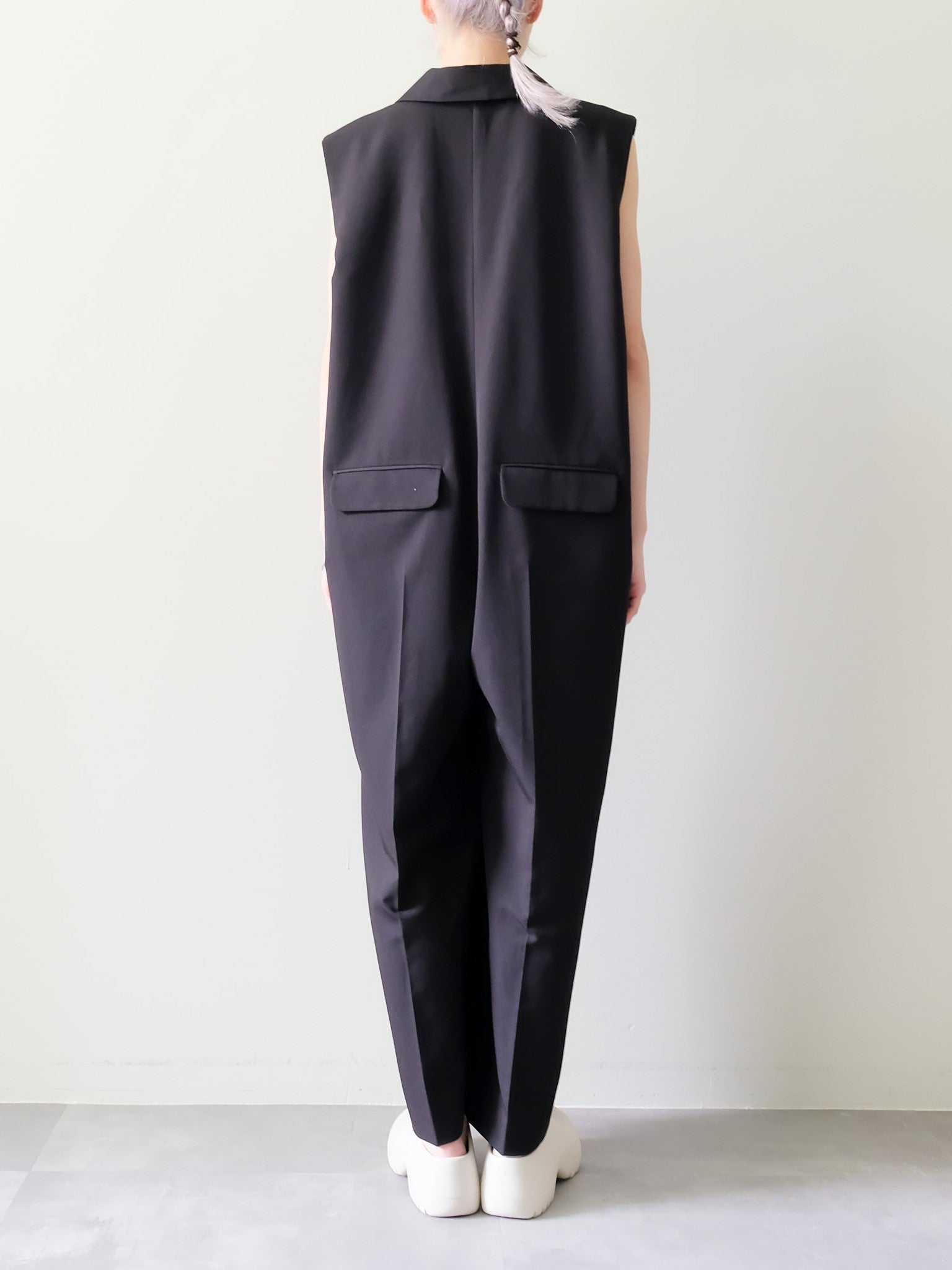 Front Zip All-in-one(フロントジップオールインワン)[601536]black