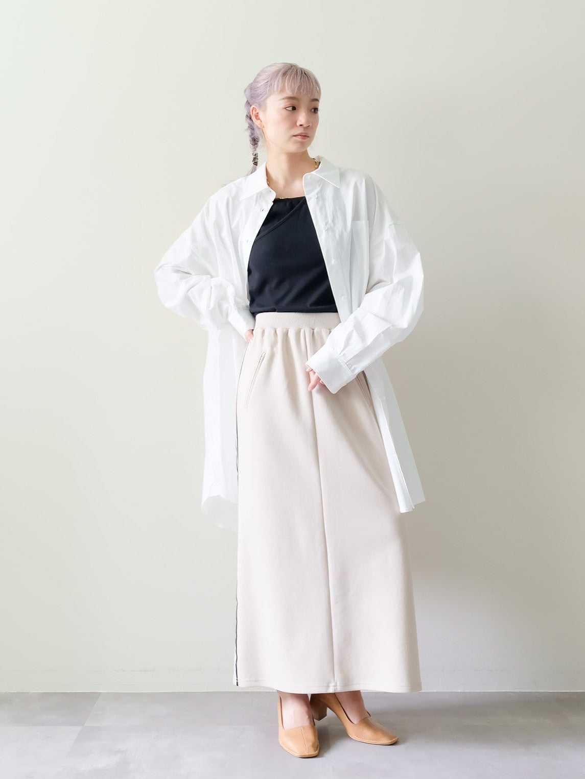 Oversized Shirt(オーバーサイズシャツ)[601551]off white