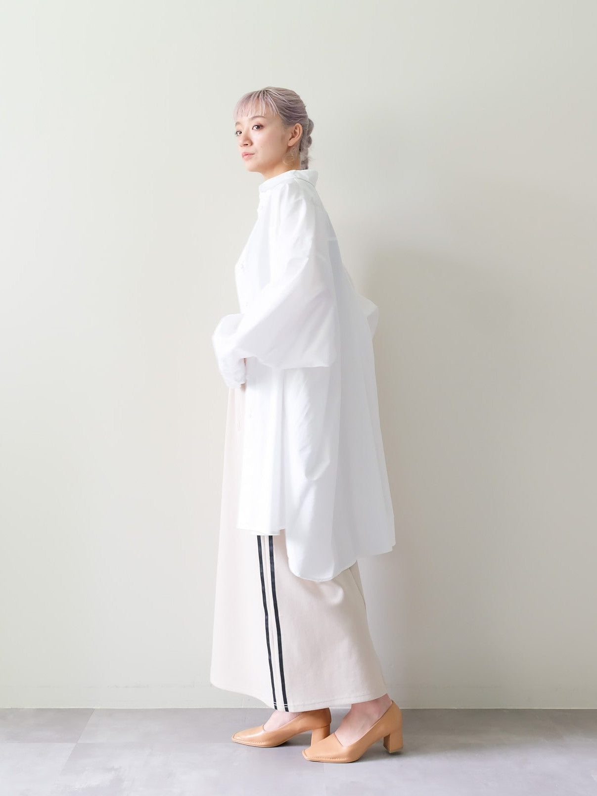 Oversized Shirt(オーバーサイズシャツ)[601551]off white