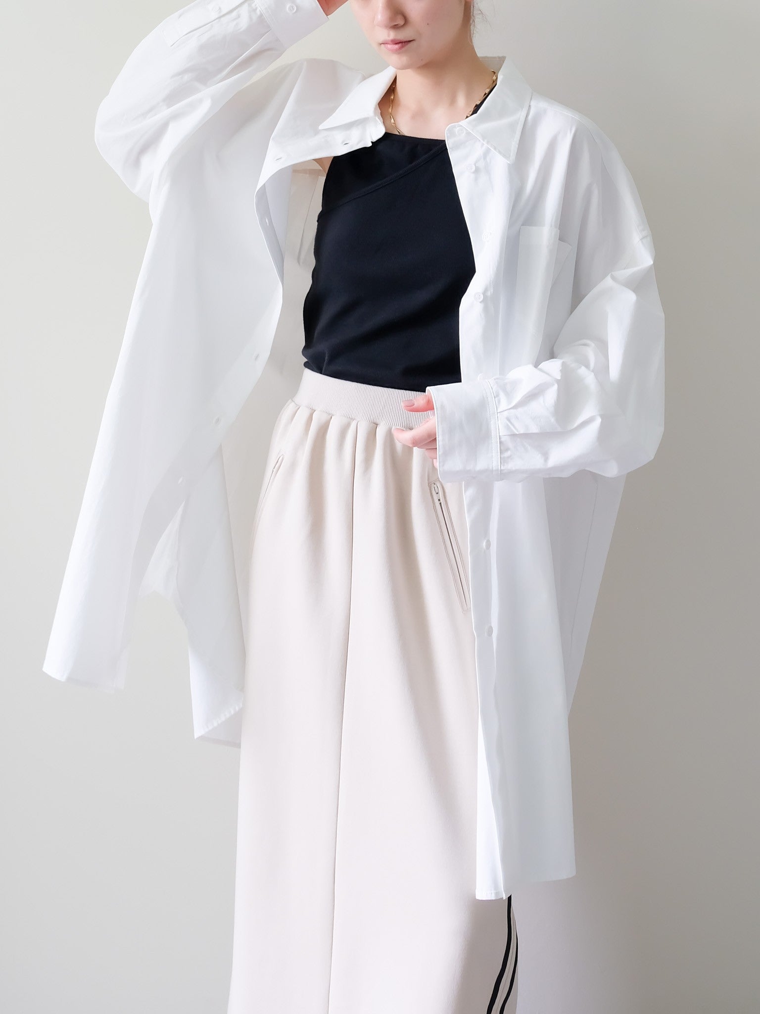 Oversized Shirt(オーバーサイズシャツ)[601551]off white