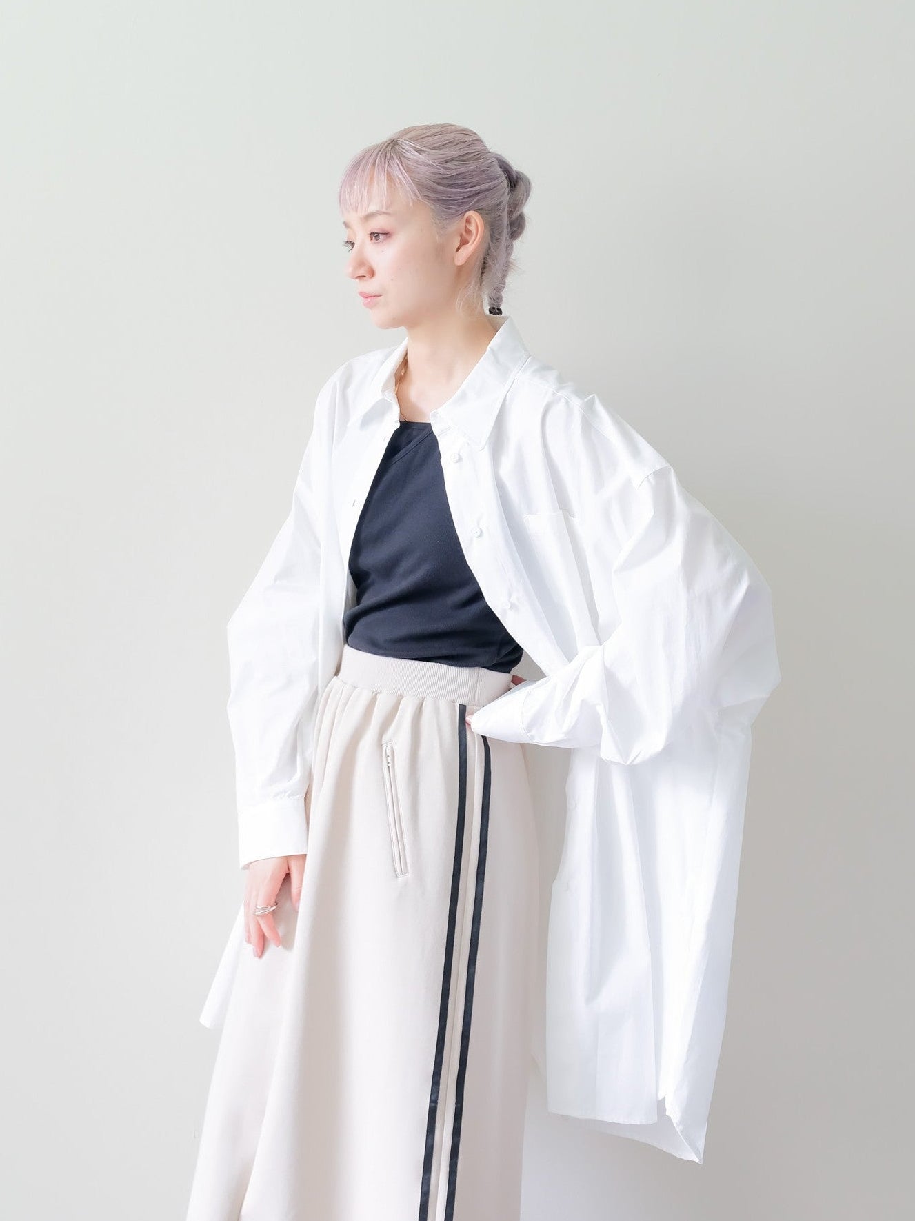 Oversized Shirt(オーバーサイズシャツ)[601551]off white