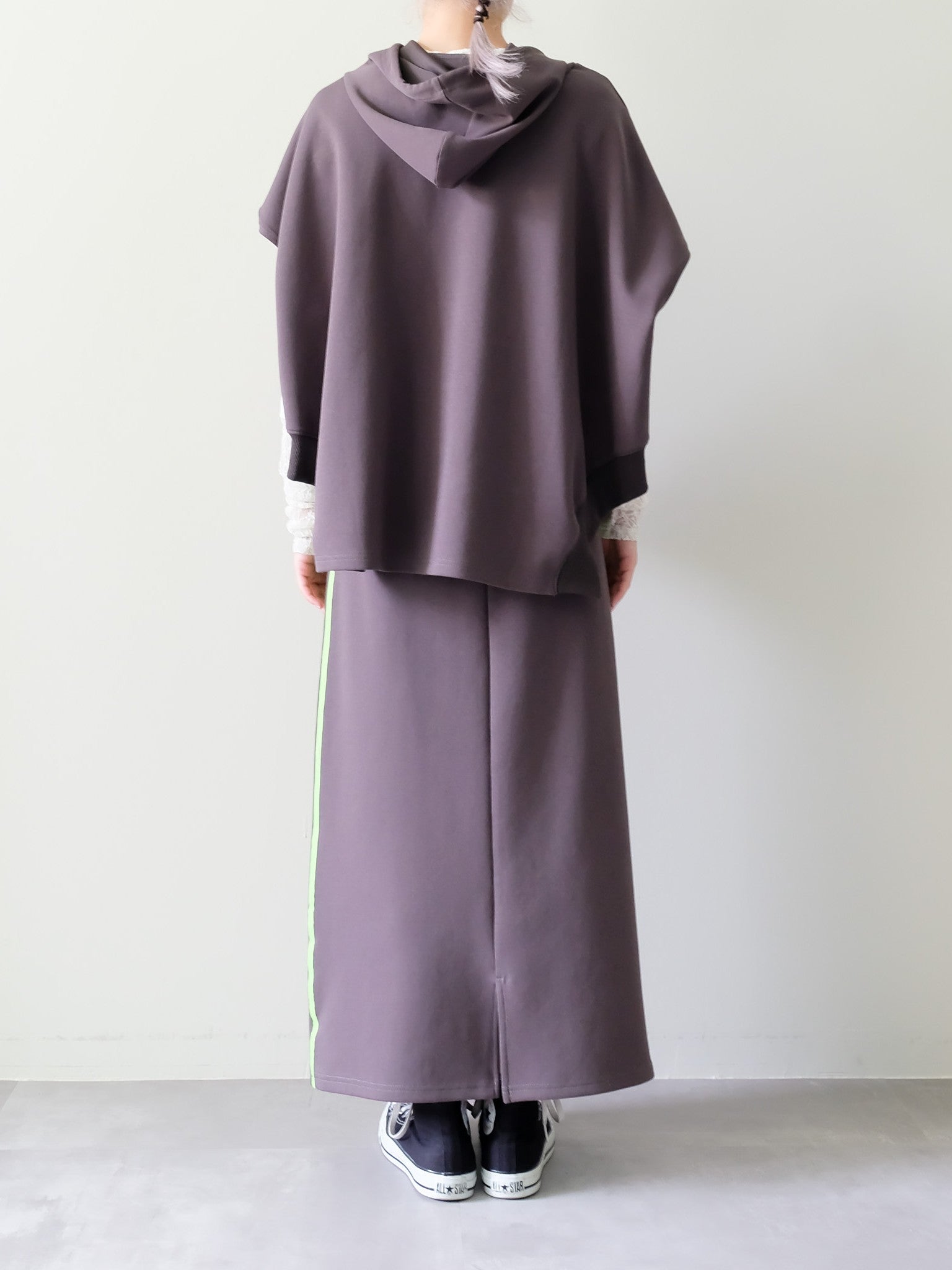 Sleeveless Hoodie Top(ノースリーブフーディー)[601572]charcoal