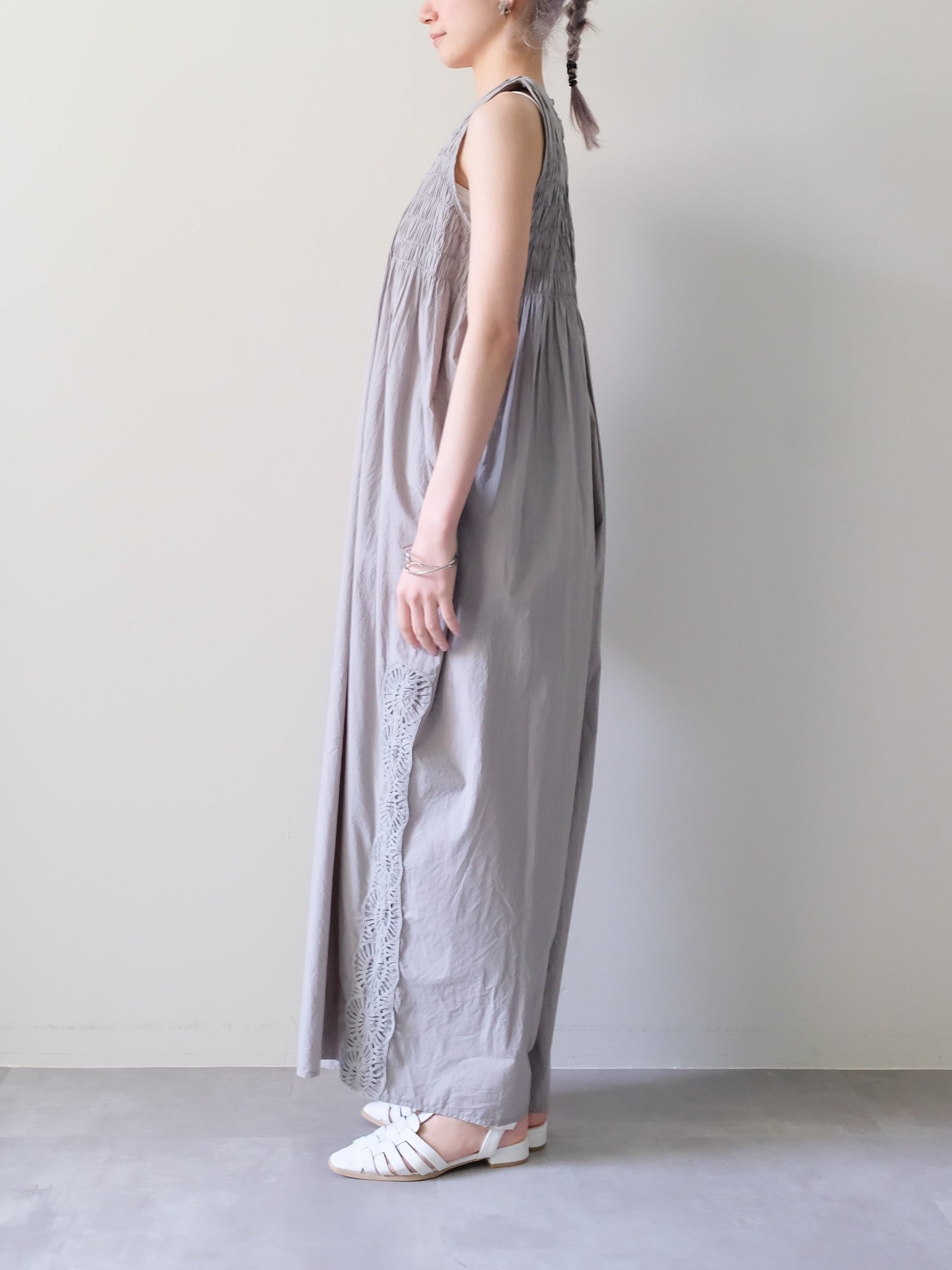 Side Lace All-in-One(サイドレースオールインワン)[601552]khaki