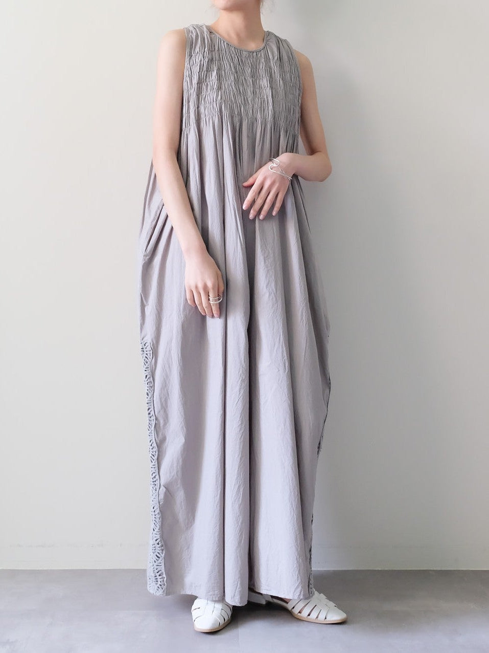 Side Lace All-in-One(サイドレースオールインワン)[601552]khaki