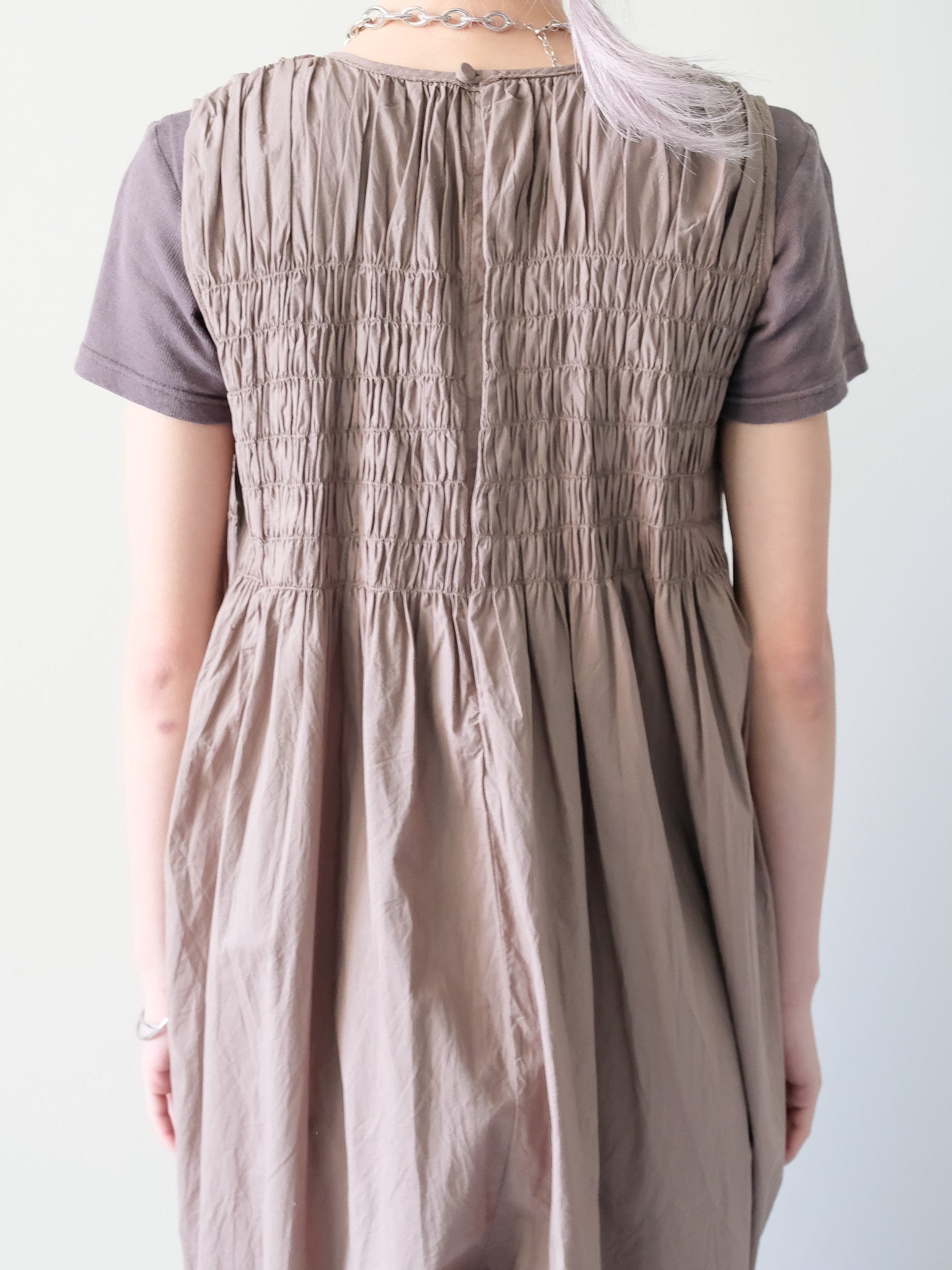Side Lace All-in-One(サイドレースオールインワン)[601552]brown