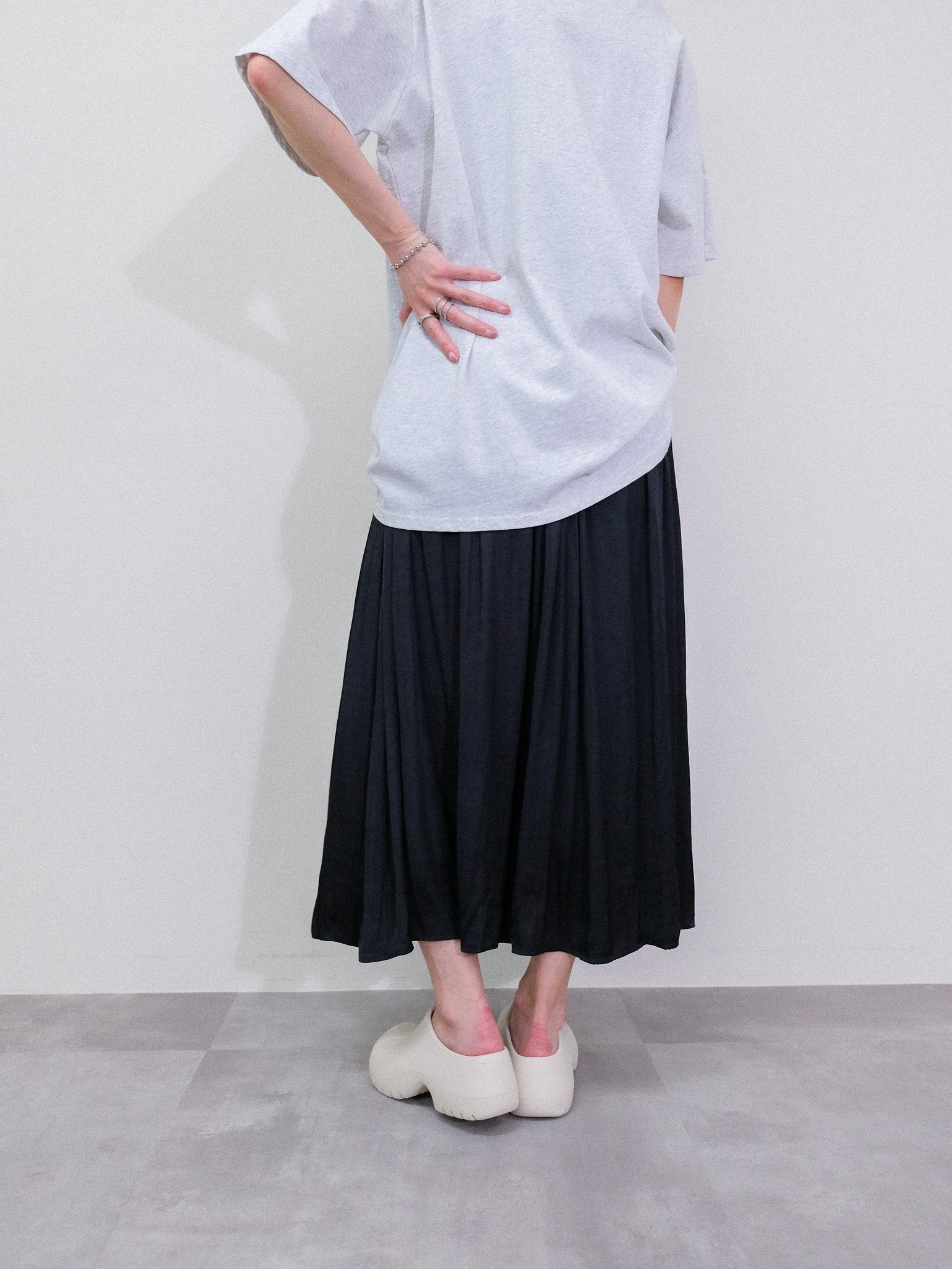 Gather Skirt [603413] black(99)
