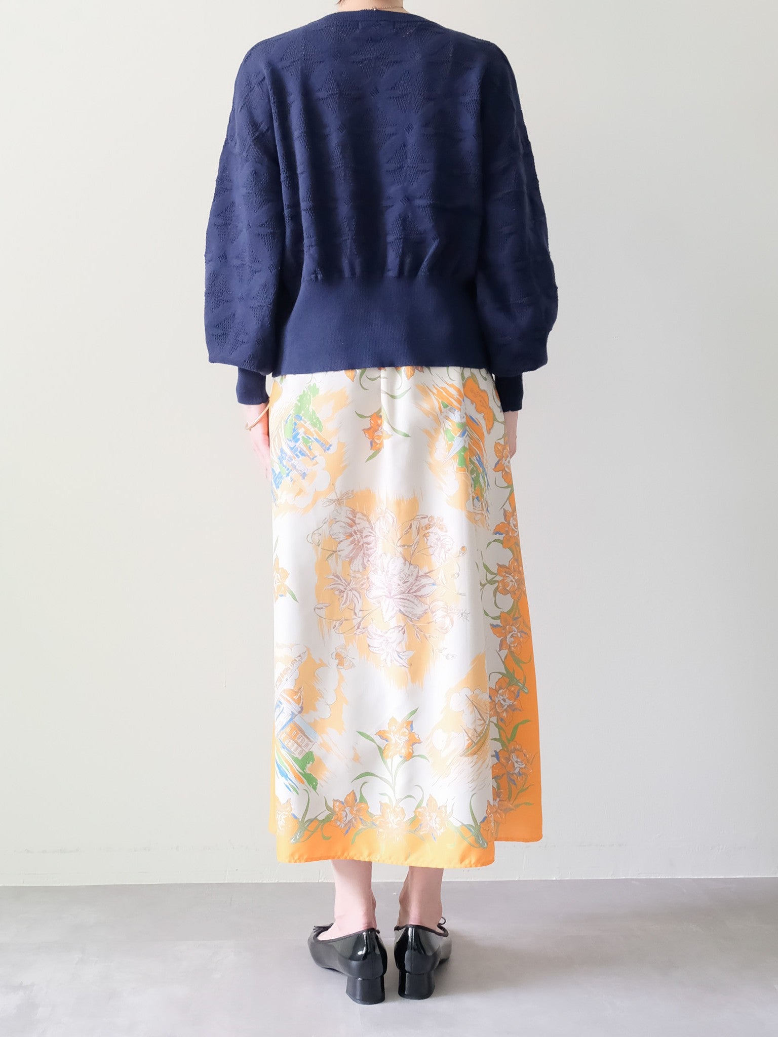 Yacht Panel Print Skirt(ヨットパネルプリントスカート)[601559]orange