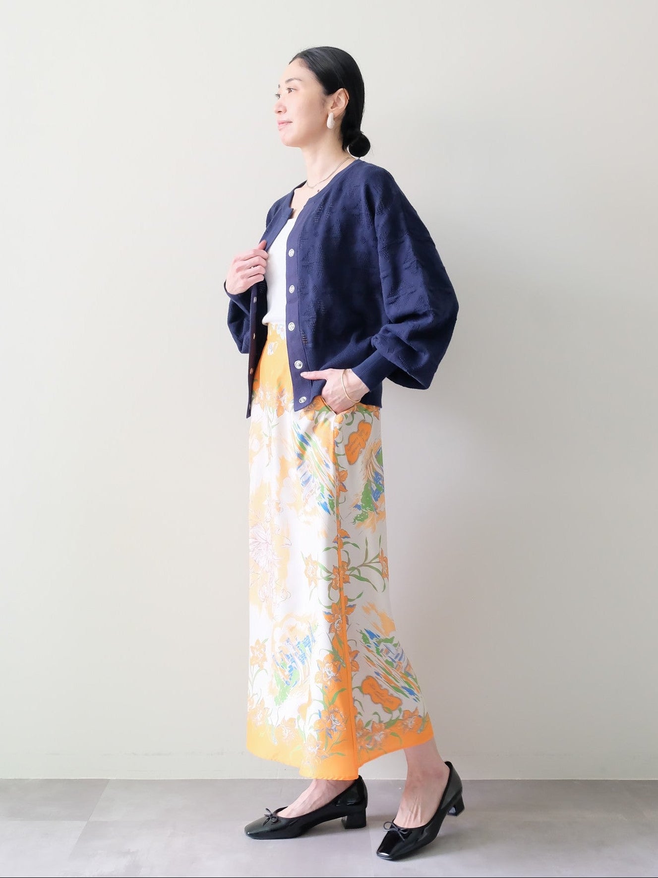 Yacht Panel Print Skirt(ヨットパネルプリントスカート)[601559]orange