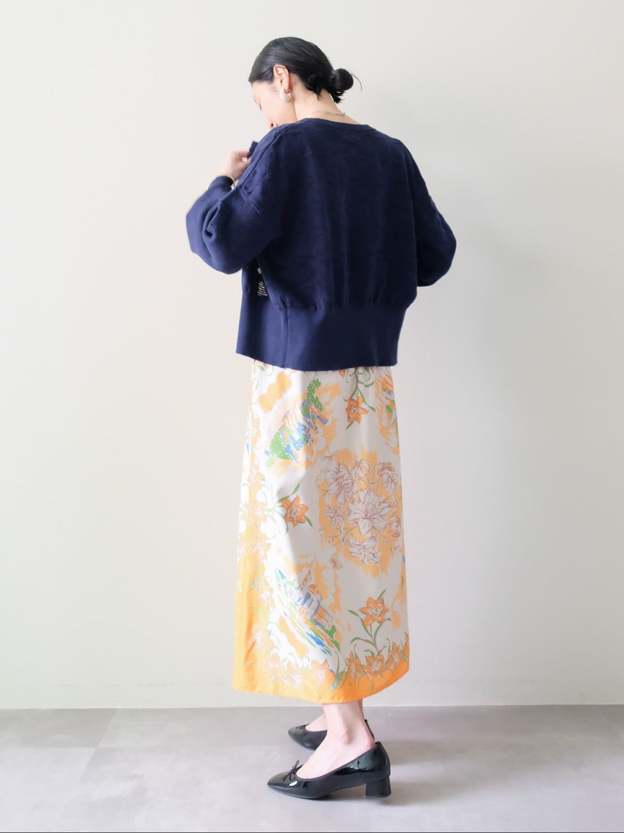 Yacht Panel Print Skirt(ヨットパネルプリントスカート)[601559]orange