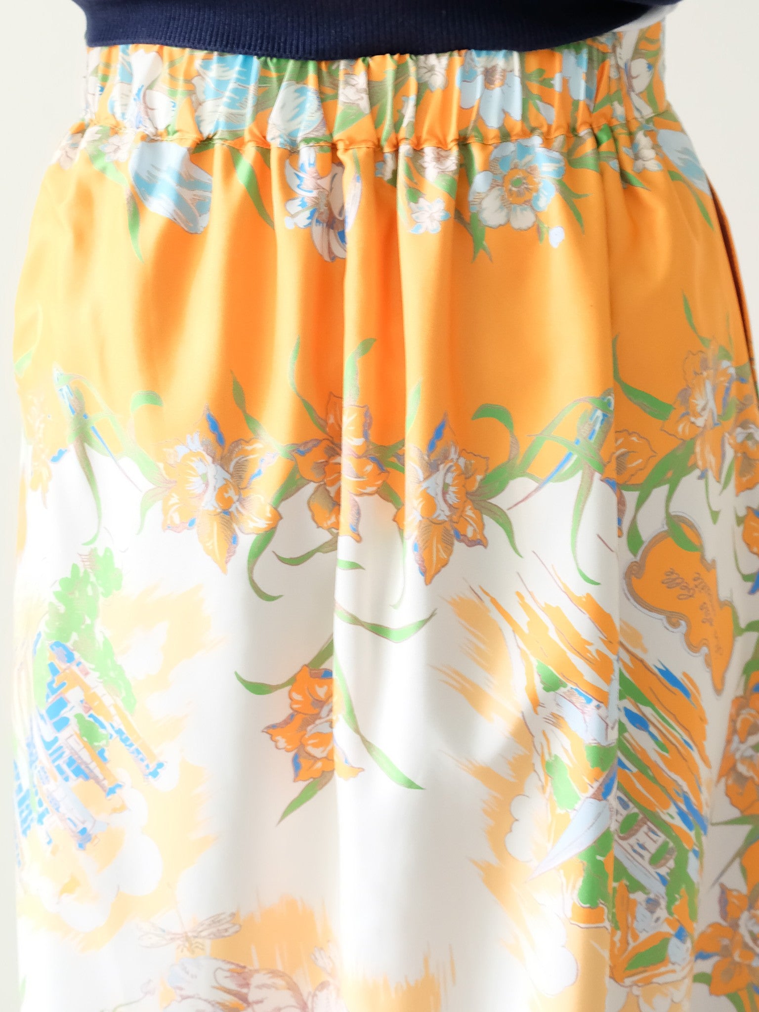 Yacht Panel Print Skirt(ヨットパネルプリントスカート)[601559]orange