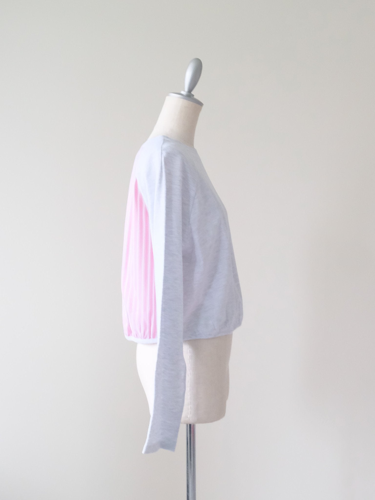 バックストライプトップス [601353] ivory