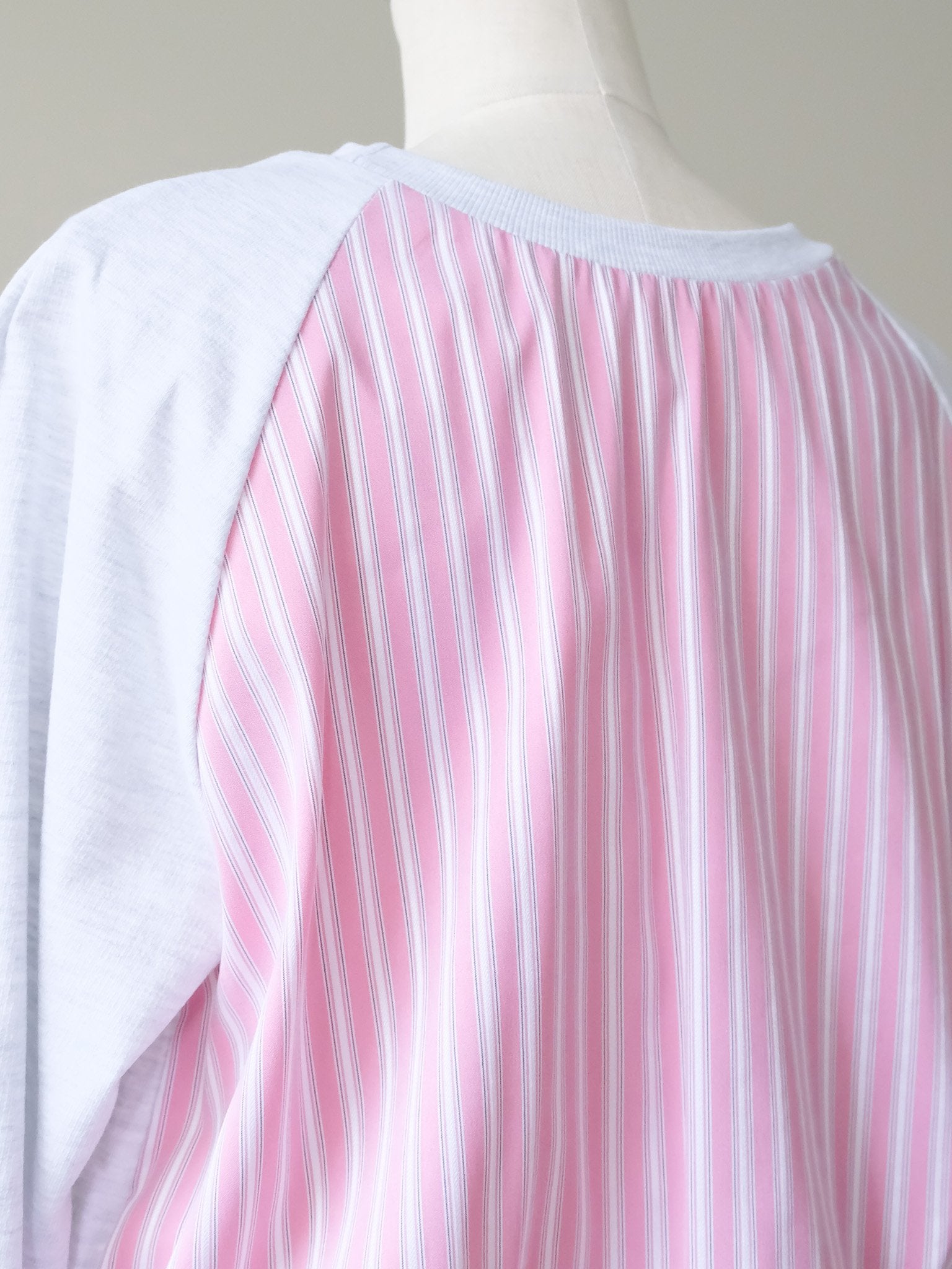 バックストライプトップス [601353] ivory