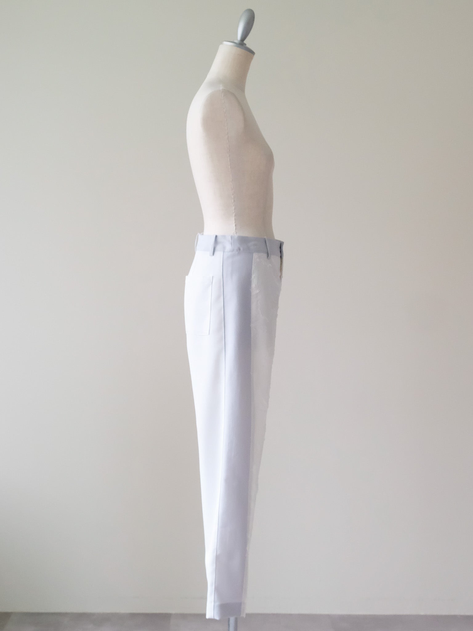 リーフジャガード配色パンツ [603308]off white