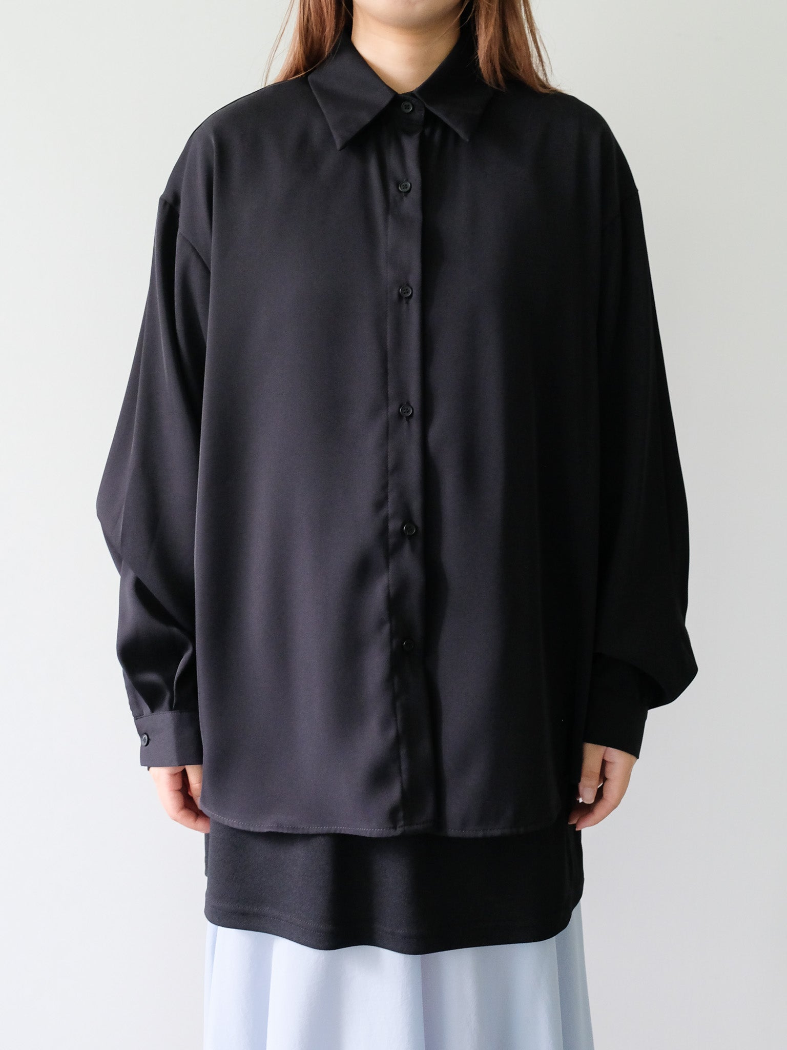 Oversized Long Shirt [603371] black(99)
