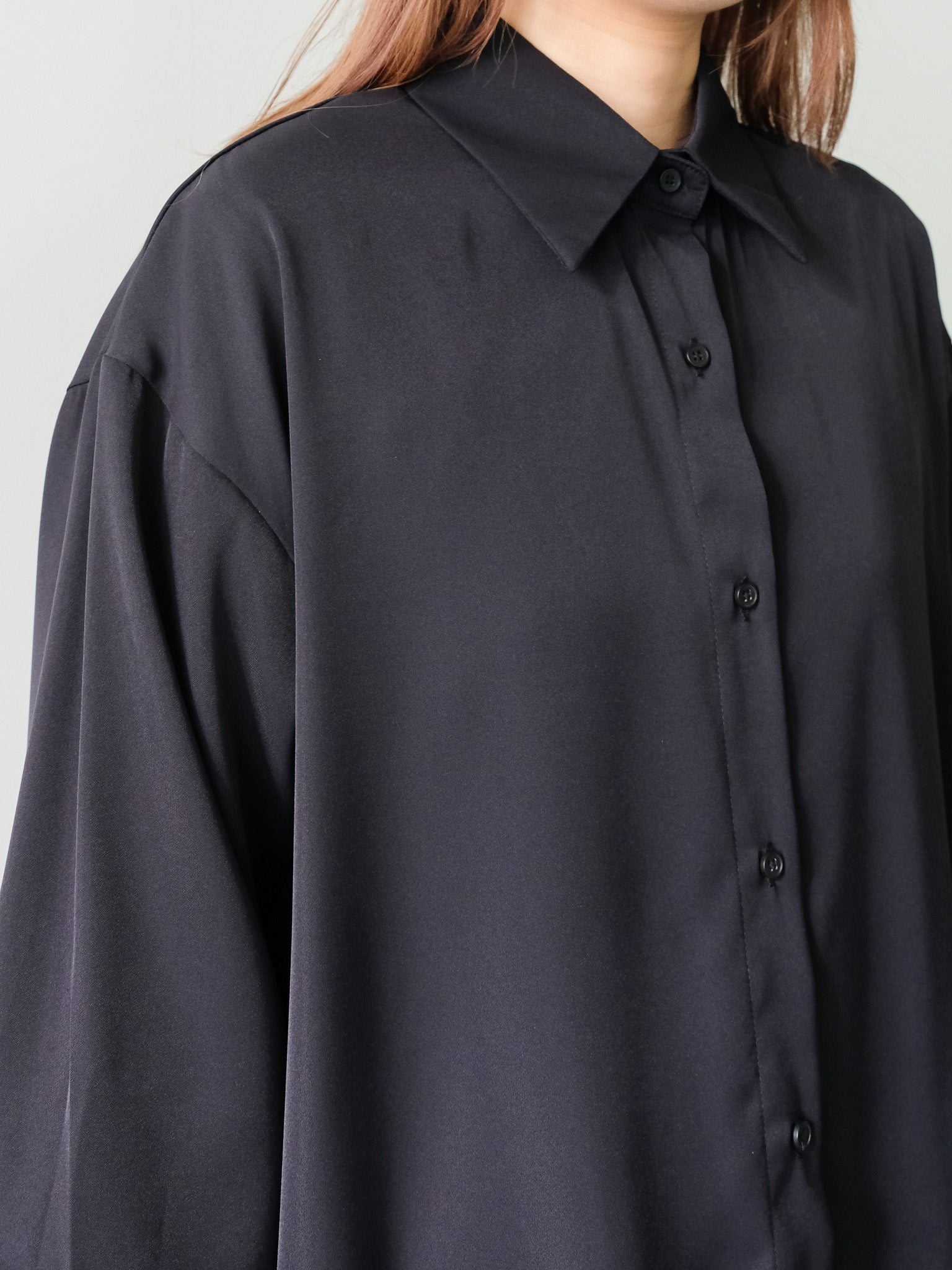 Oversized Long Shirt [603371] black(99)