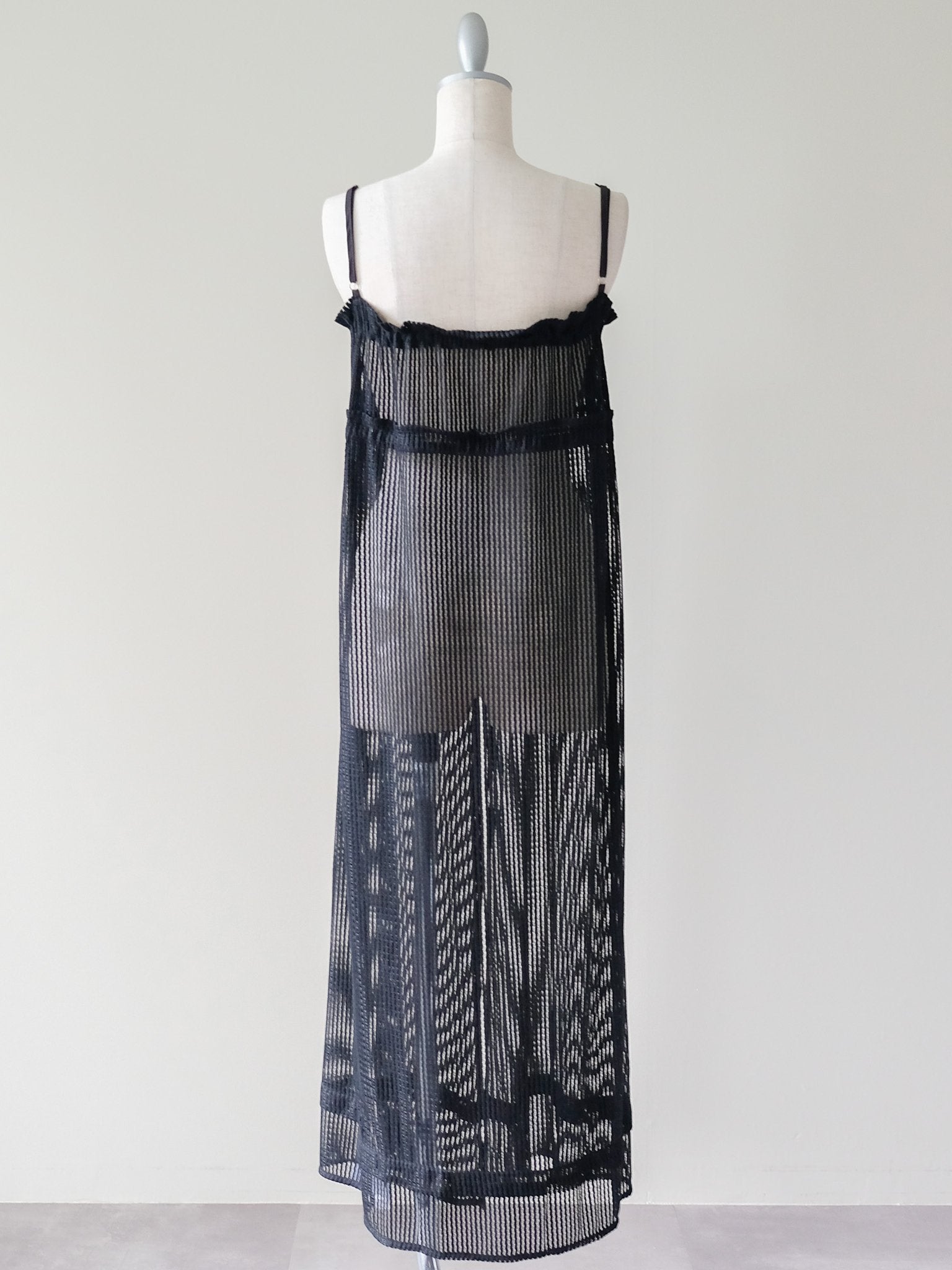 Gather Camisole Dress(ギャザーキャミワンピース)[601630]Black