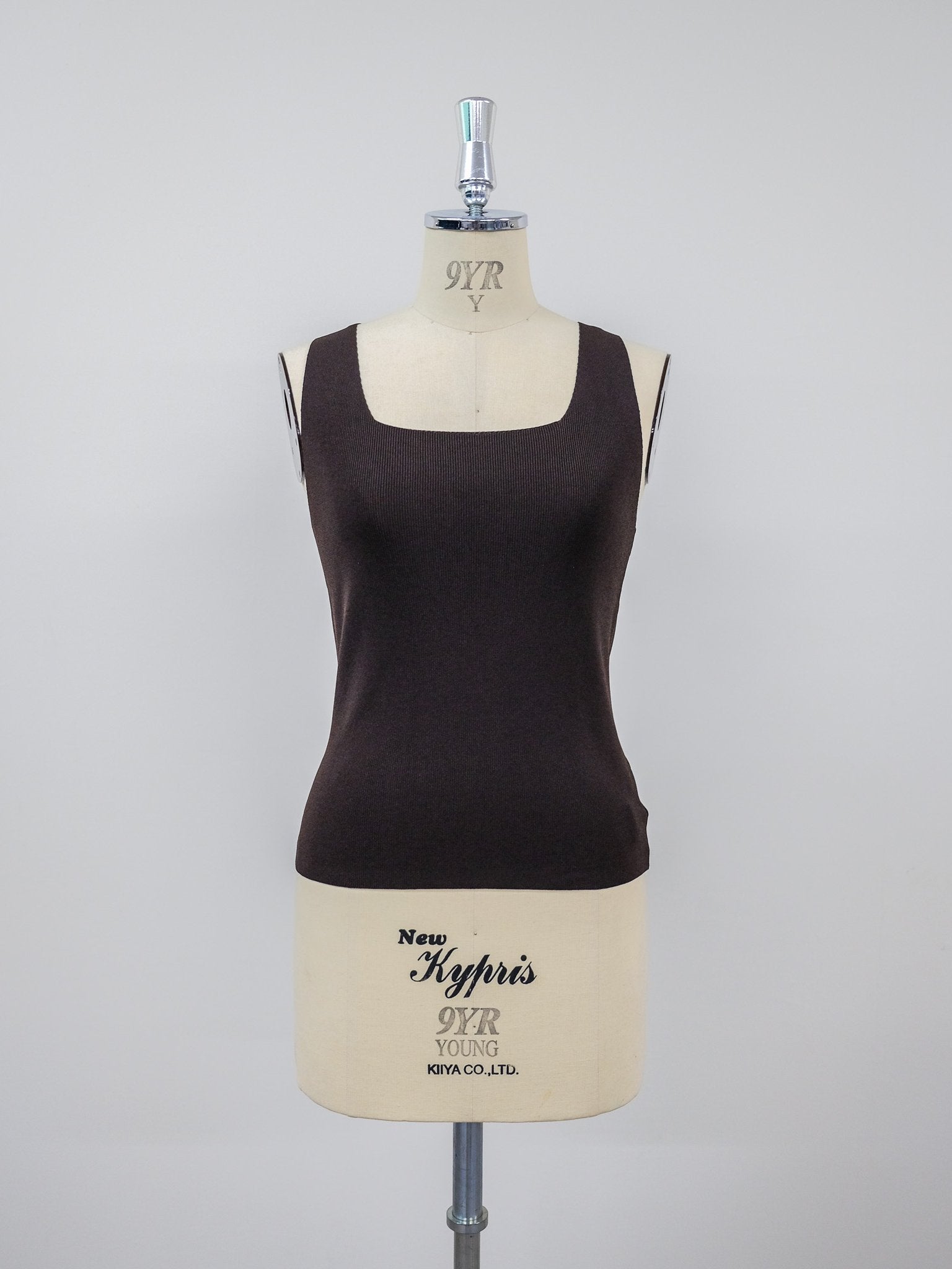 Knit Tank Tops [603410] brown(60)