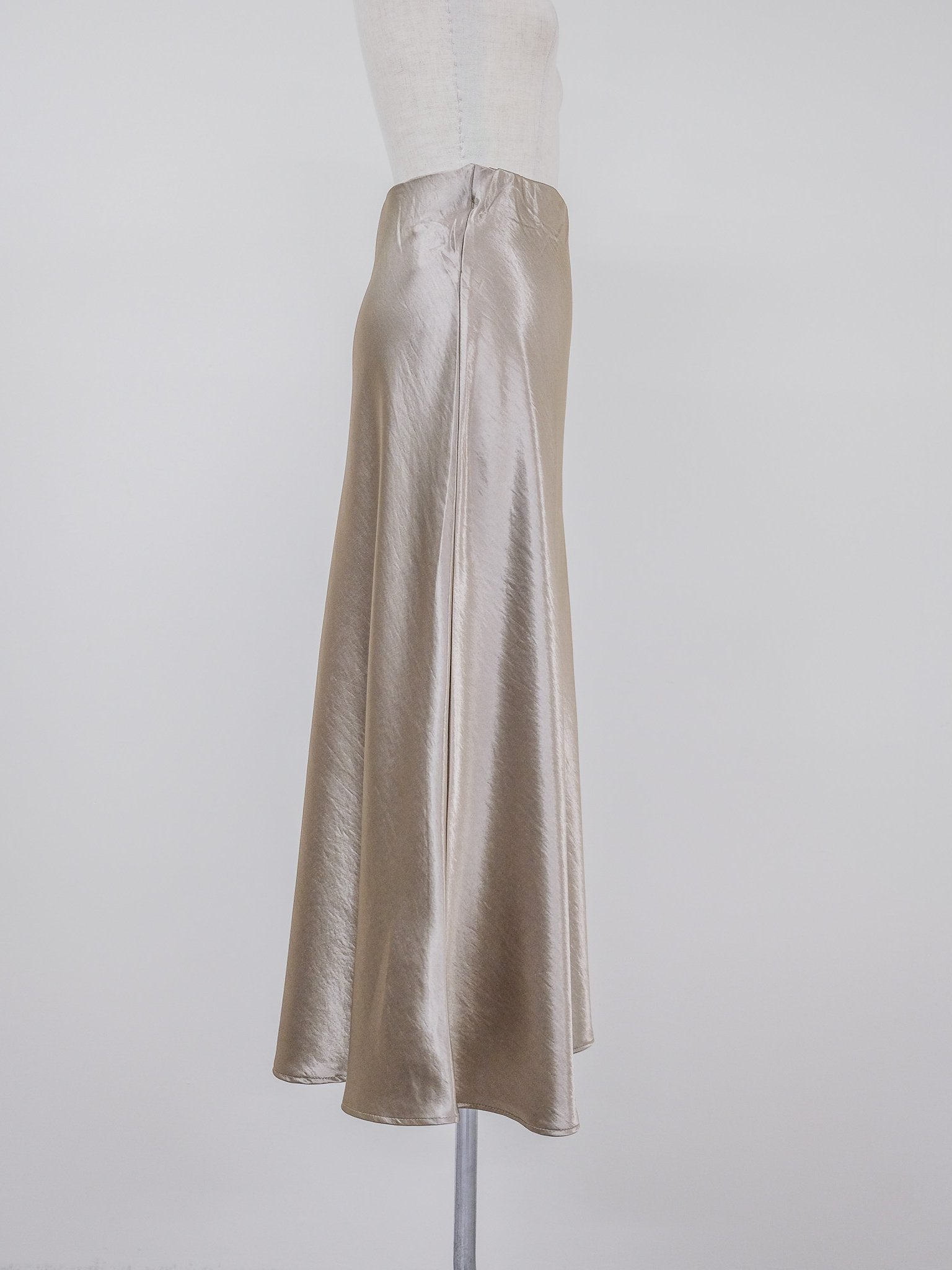 Satin Skirt [603415] m.beige (07)