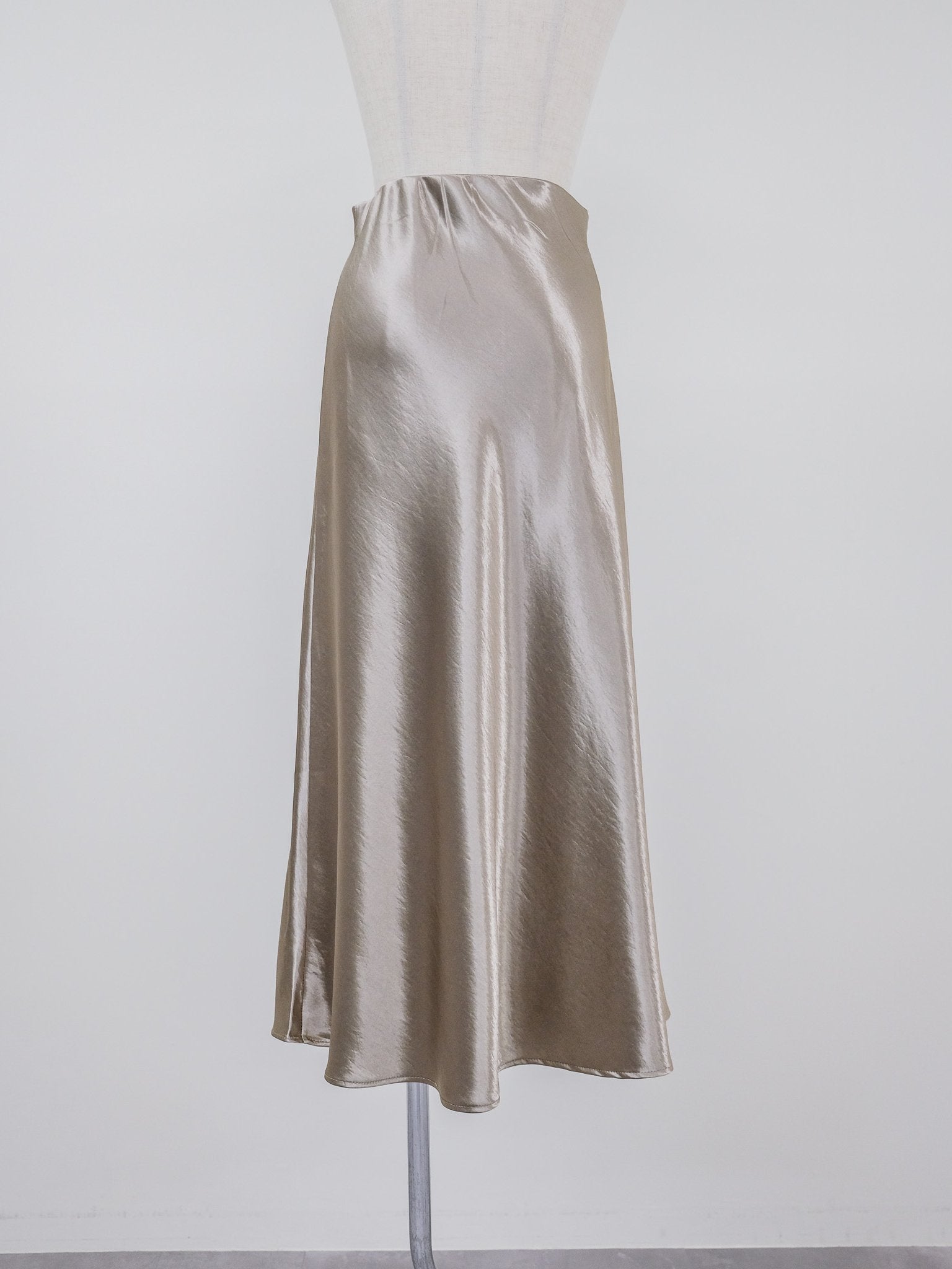 Satin Skirt [603415] m.beige (07)