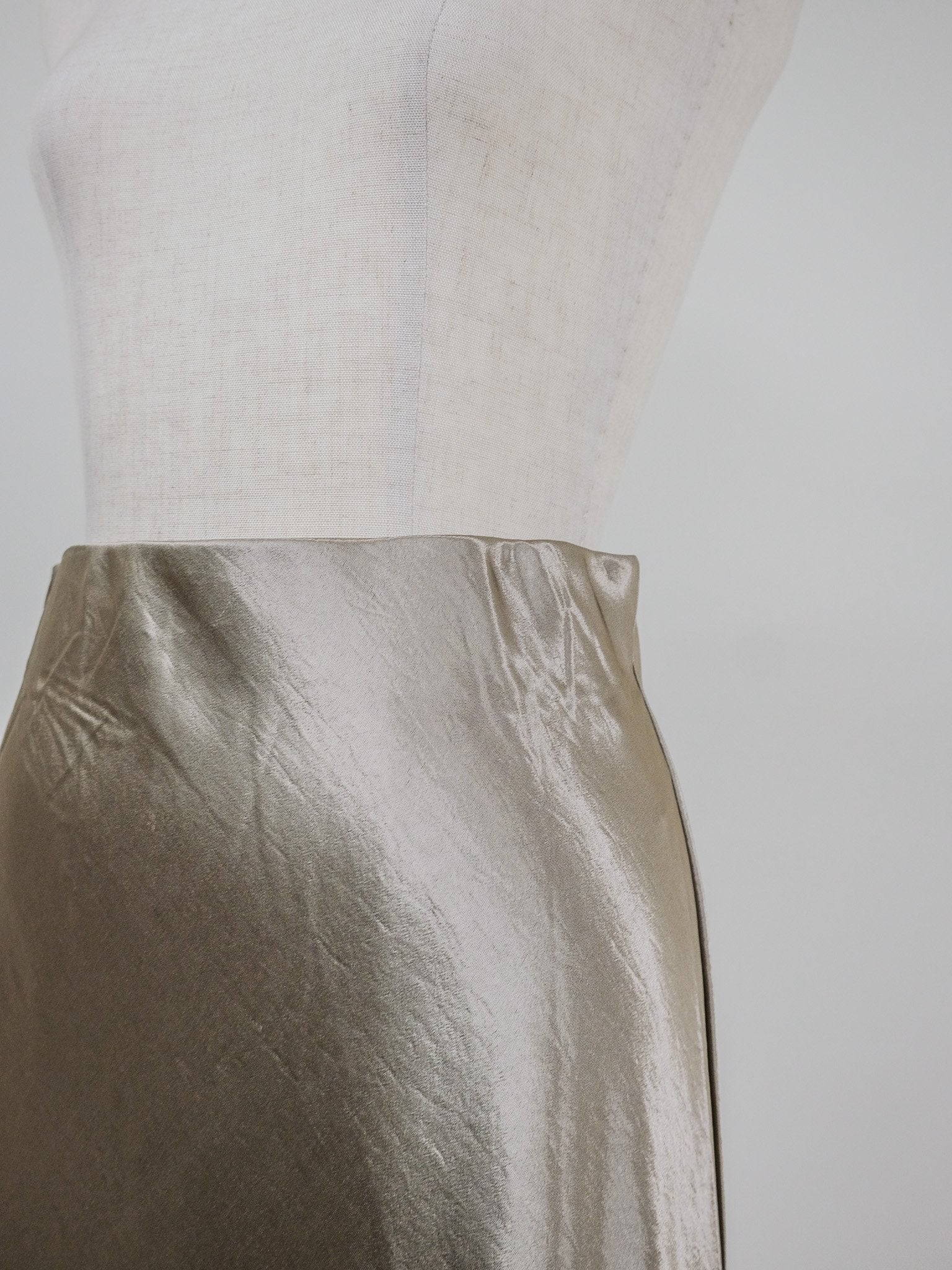 Satin Skirt [603415] m.beige (07)