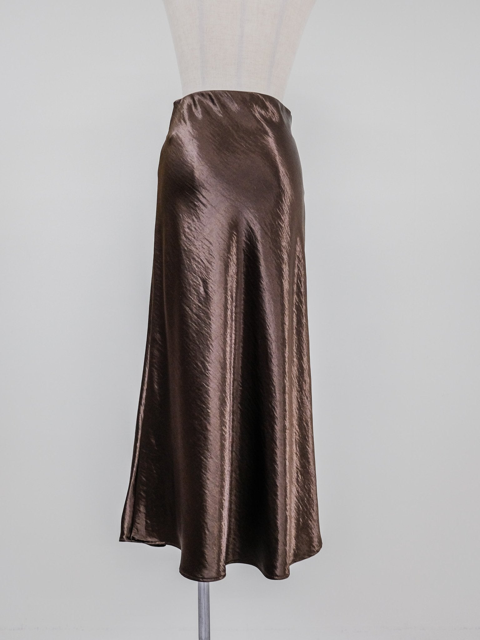 Satin Skirt [603415] brown(60)